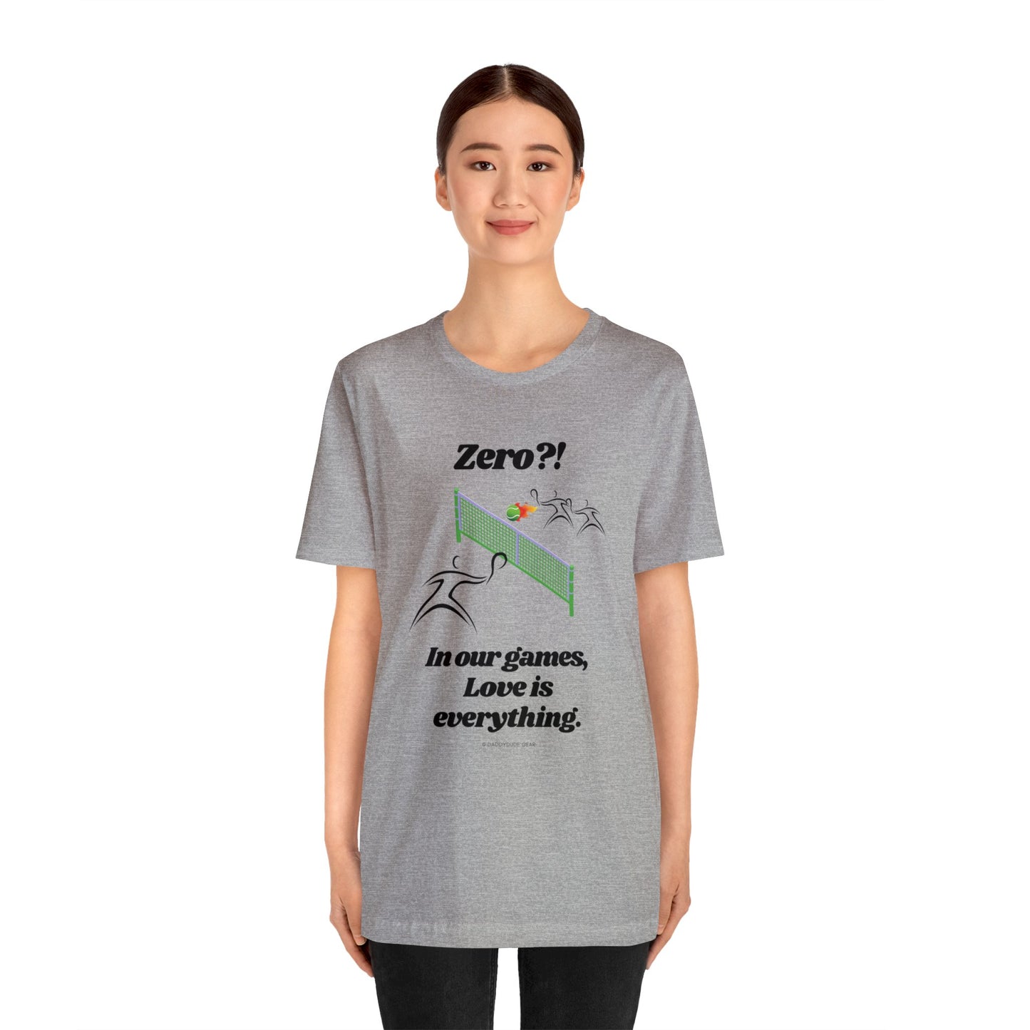Tennis Love (adult tee)