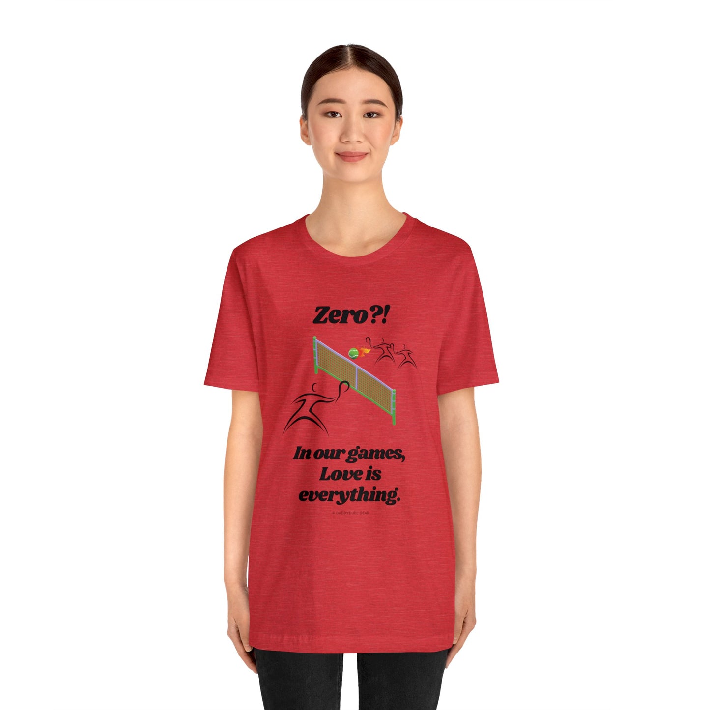 Tennis Love (adult tee)