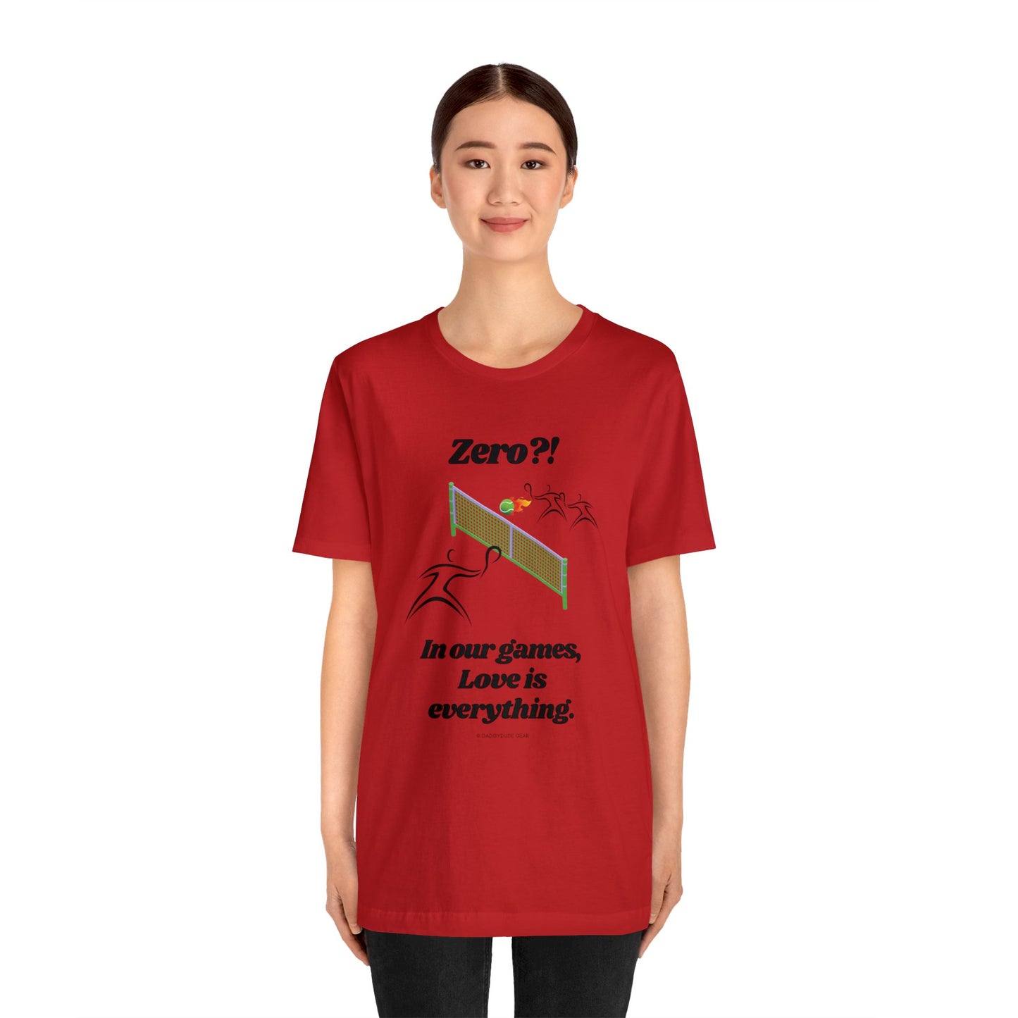 Tennis Love (adult tee)