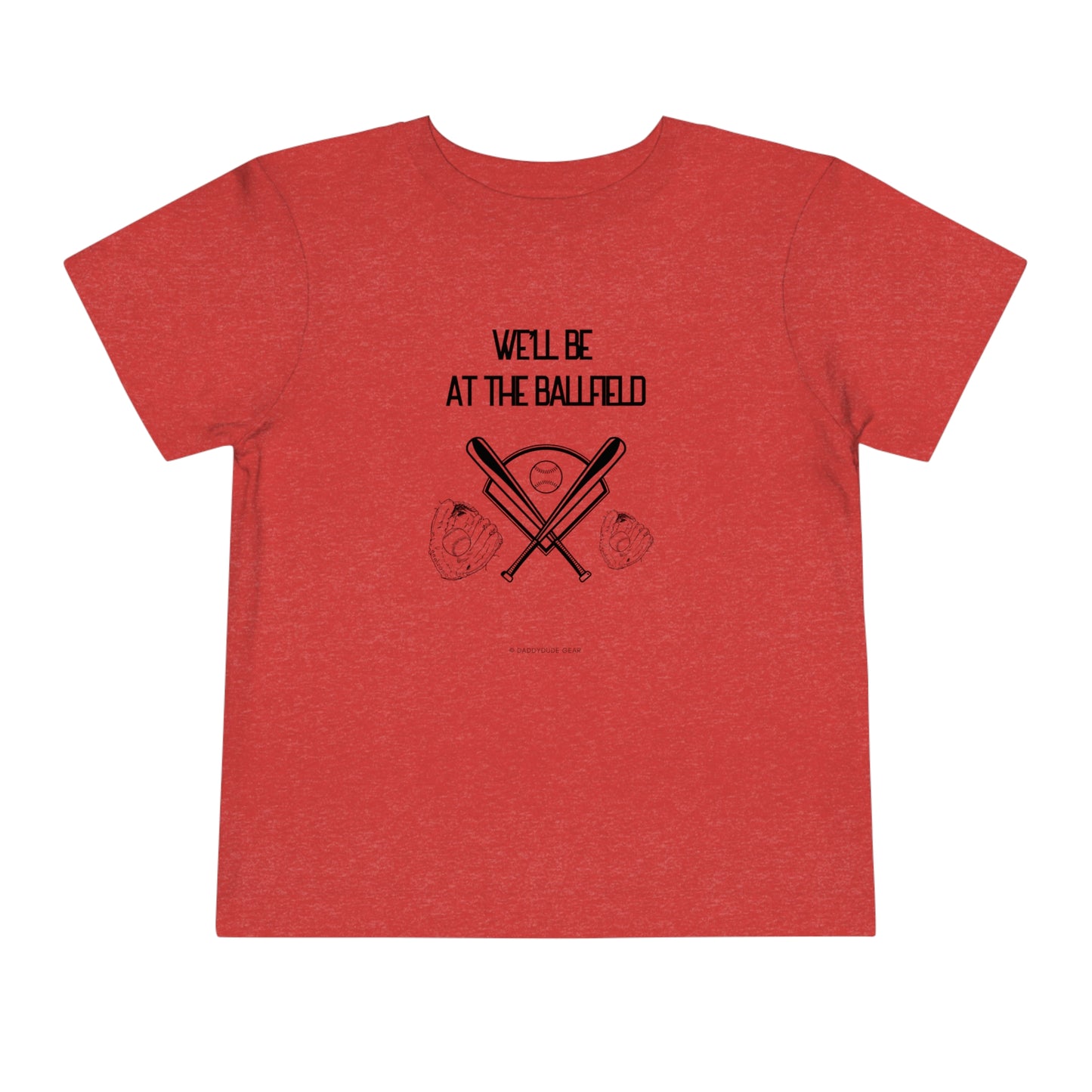 At the Ballfield (Toddler Tee)