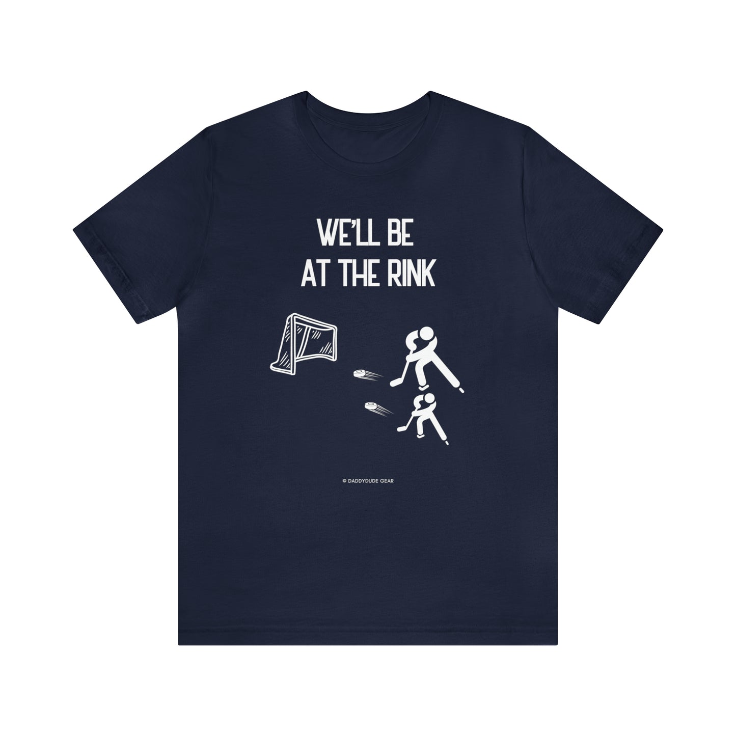 At the rink (adult tee)