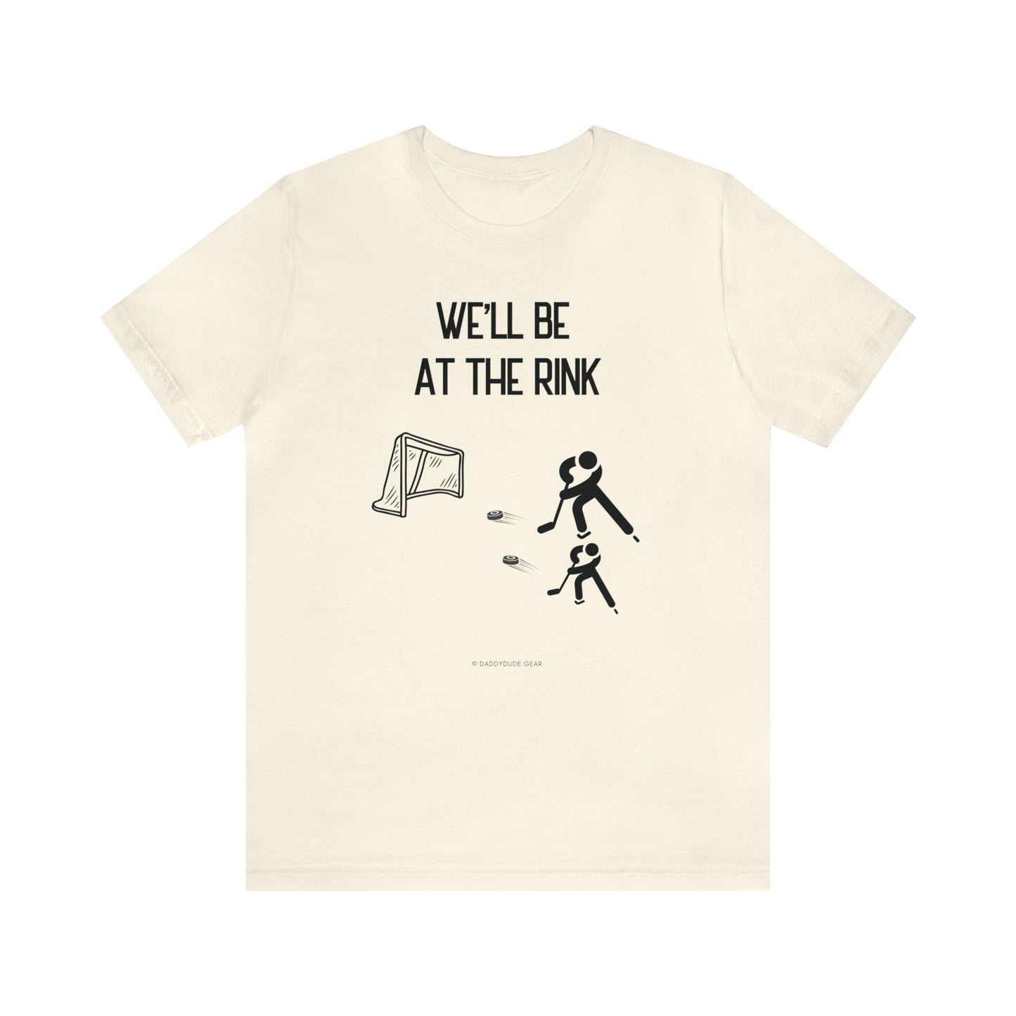 At the rink (adult tee)