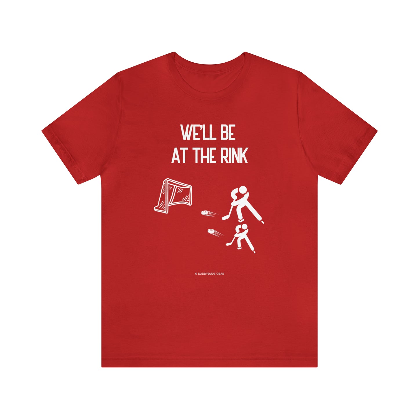 At the rink (adult tee)