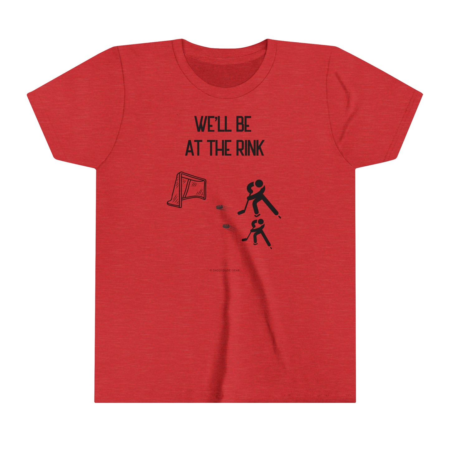 At the rink (youth tee)