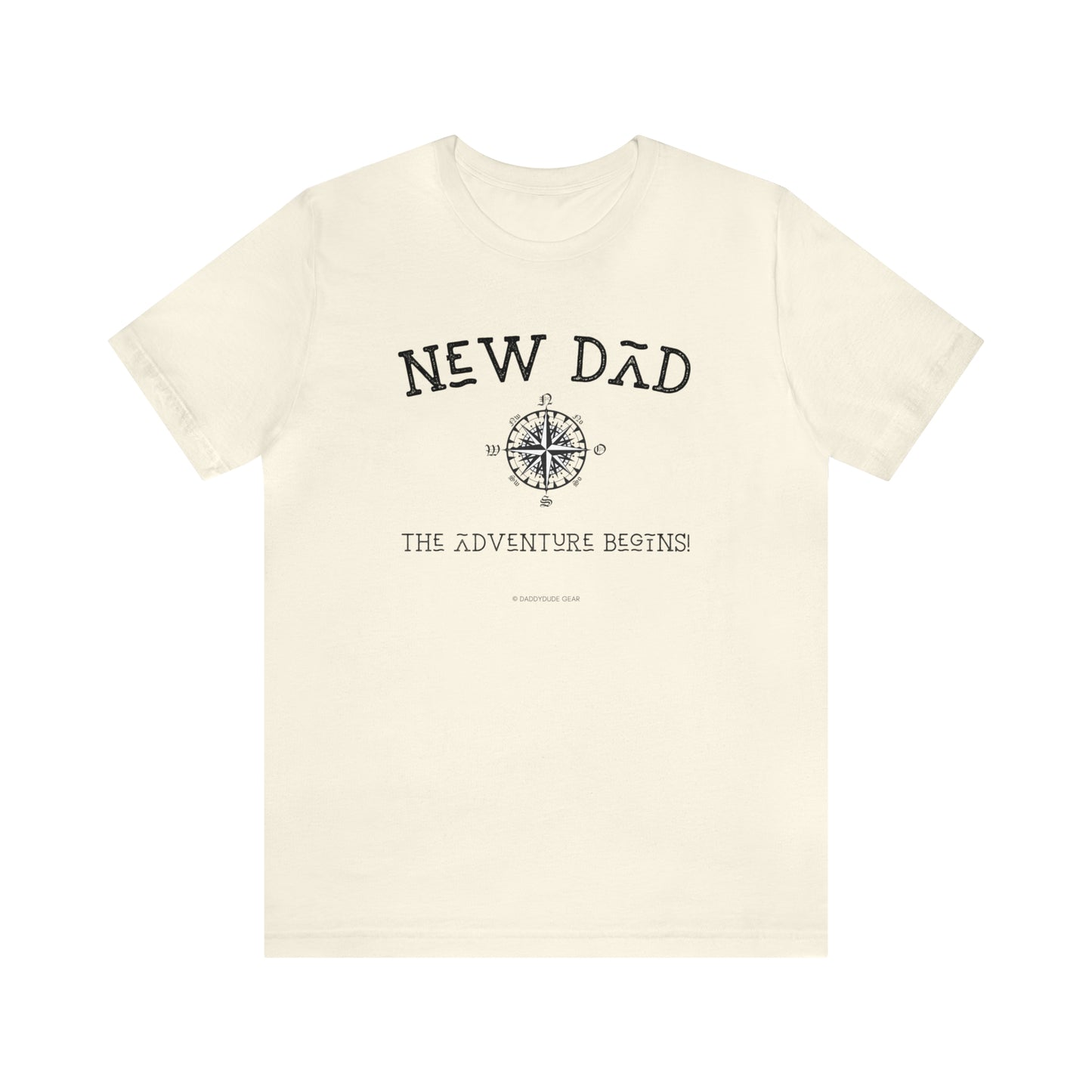 New Dad Adventure Begins (adult tee)