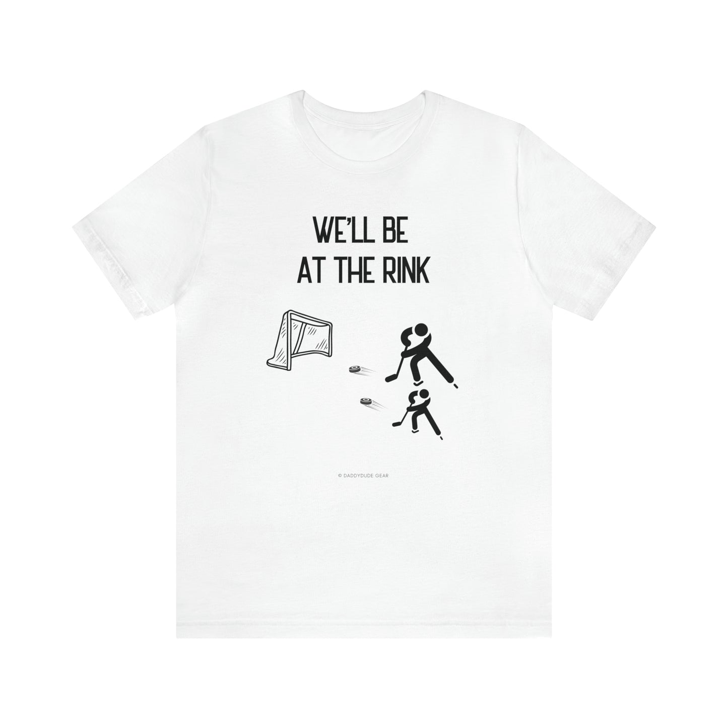 At the rink (adult tee)