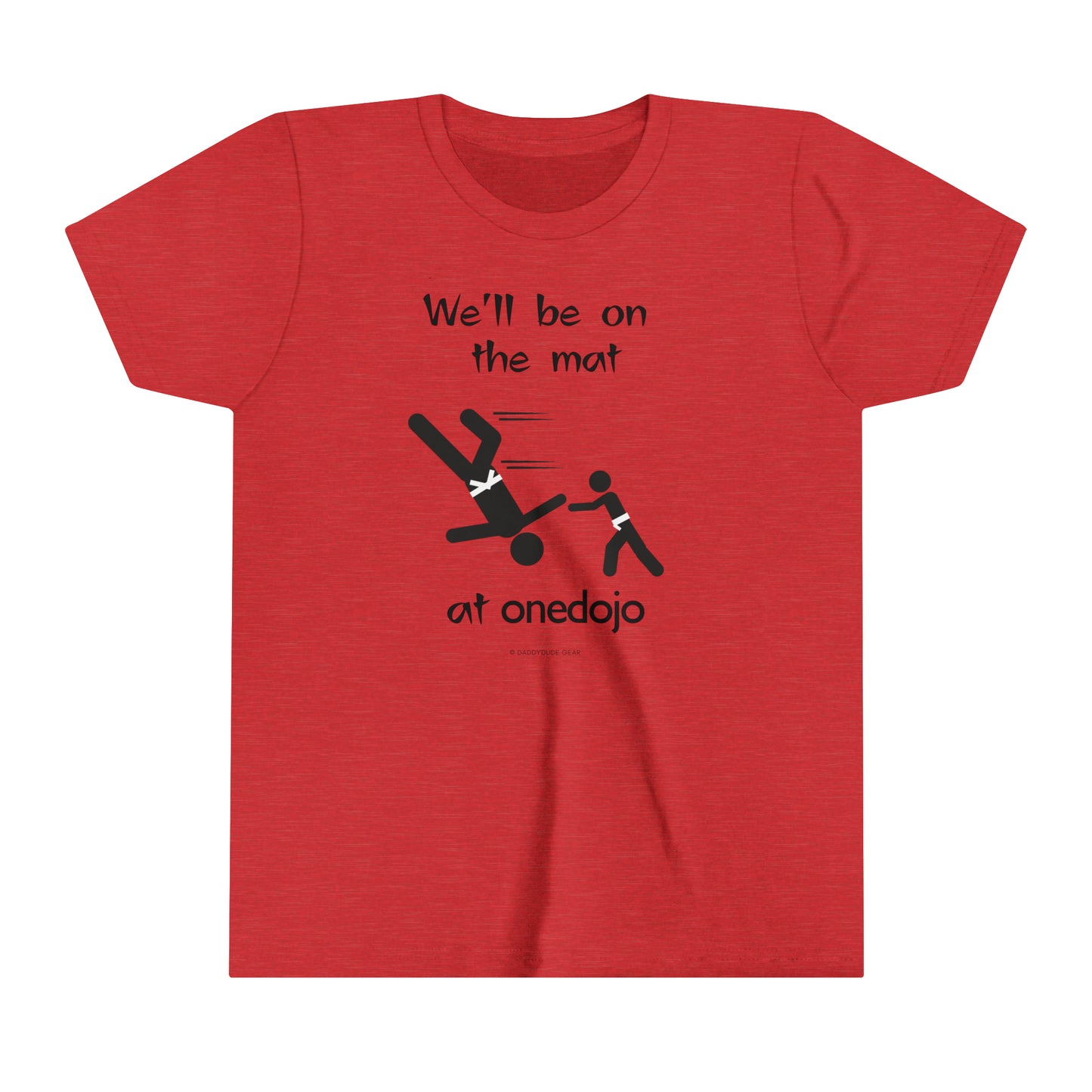 Aikido - there goes Dad at onedojo (youth tee)