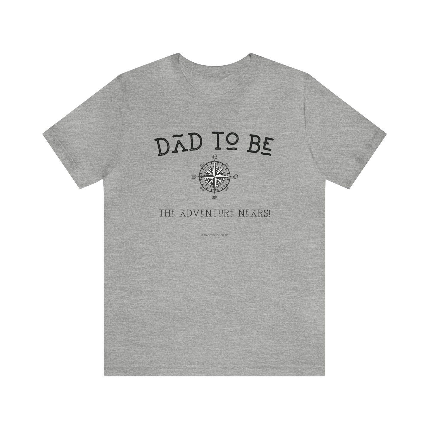 Dad-to-be Adventure Nears (adult tee)