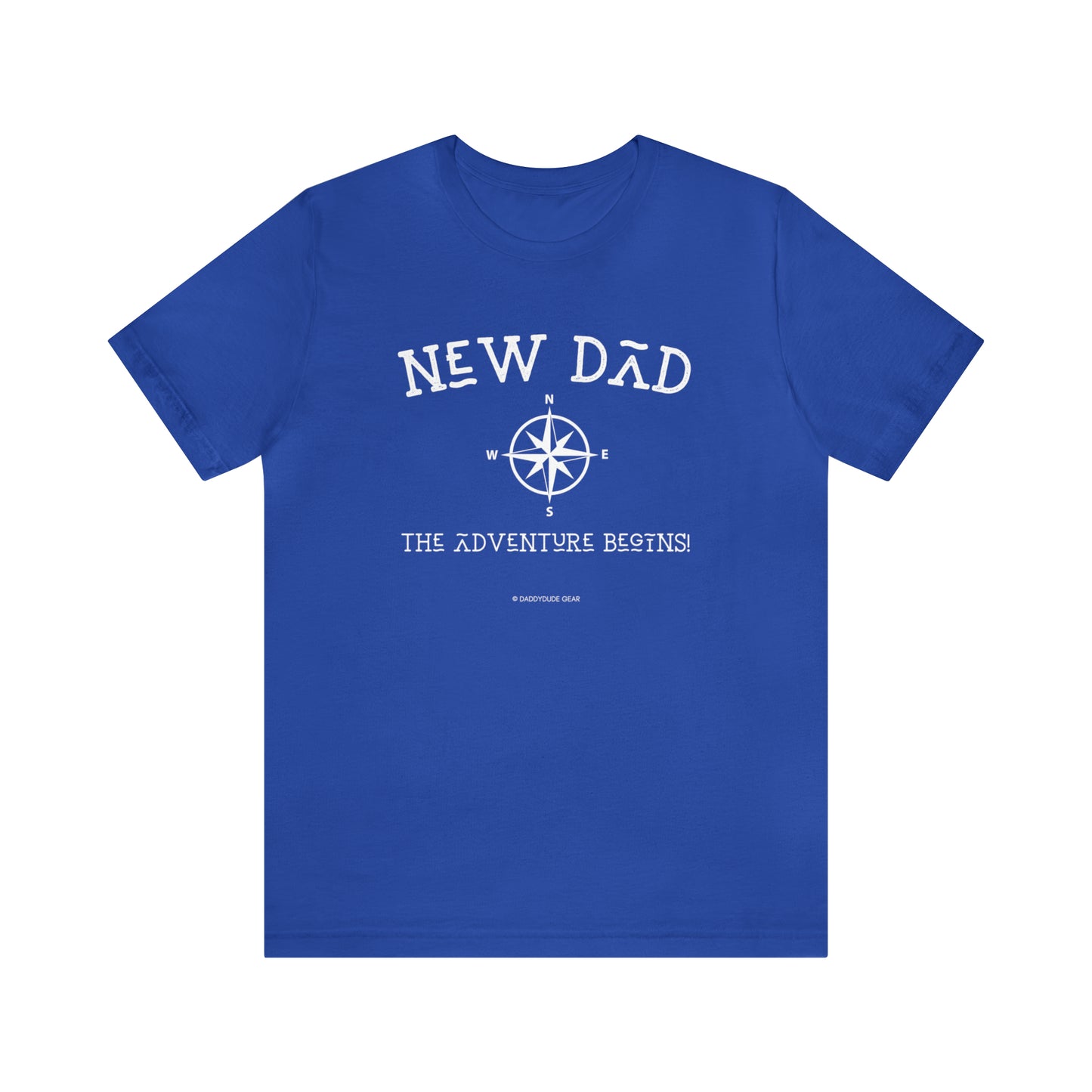 New Dad Adventure Begins (adult tee)