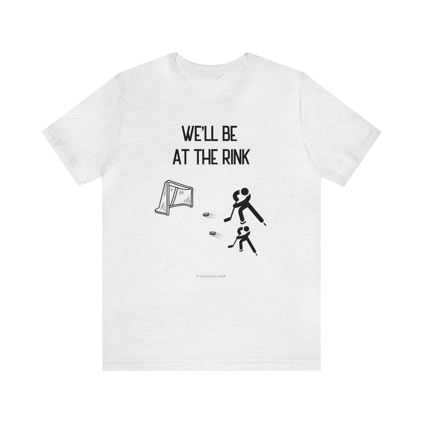 At the rink (adult tee)