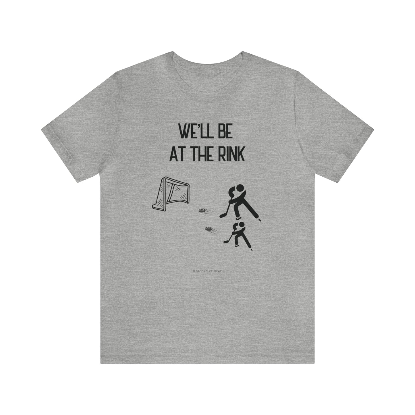 At the rink (adult tee)