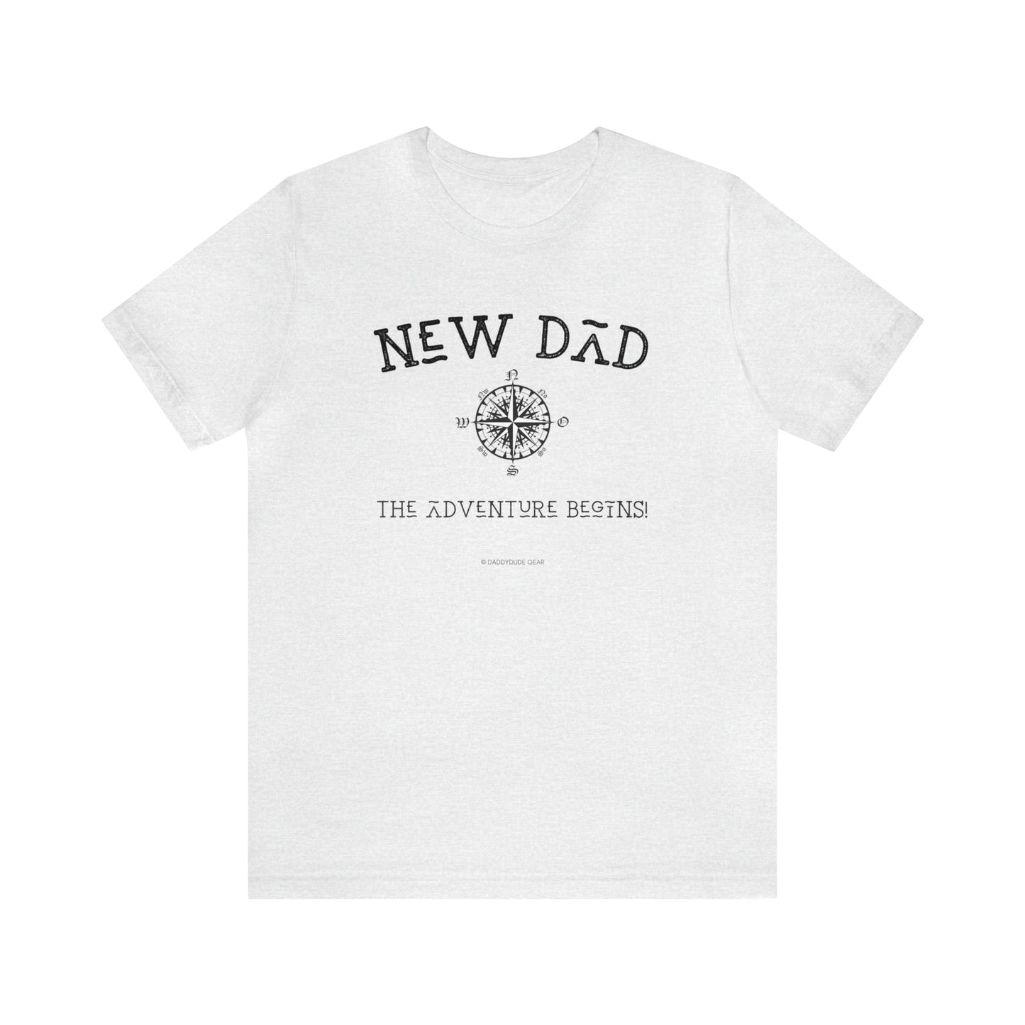 New Dad Adventure Begins (adult tee)