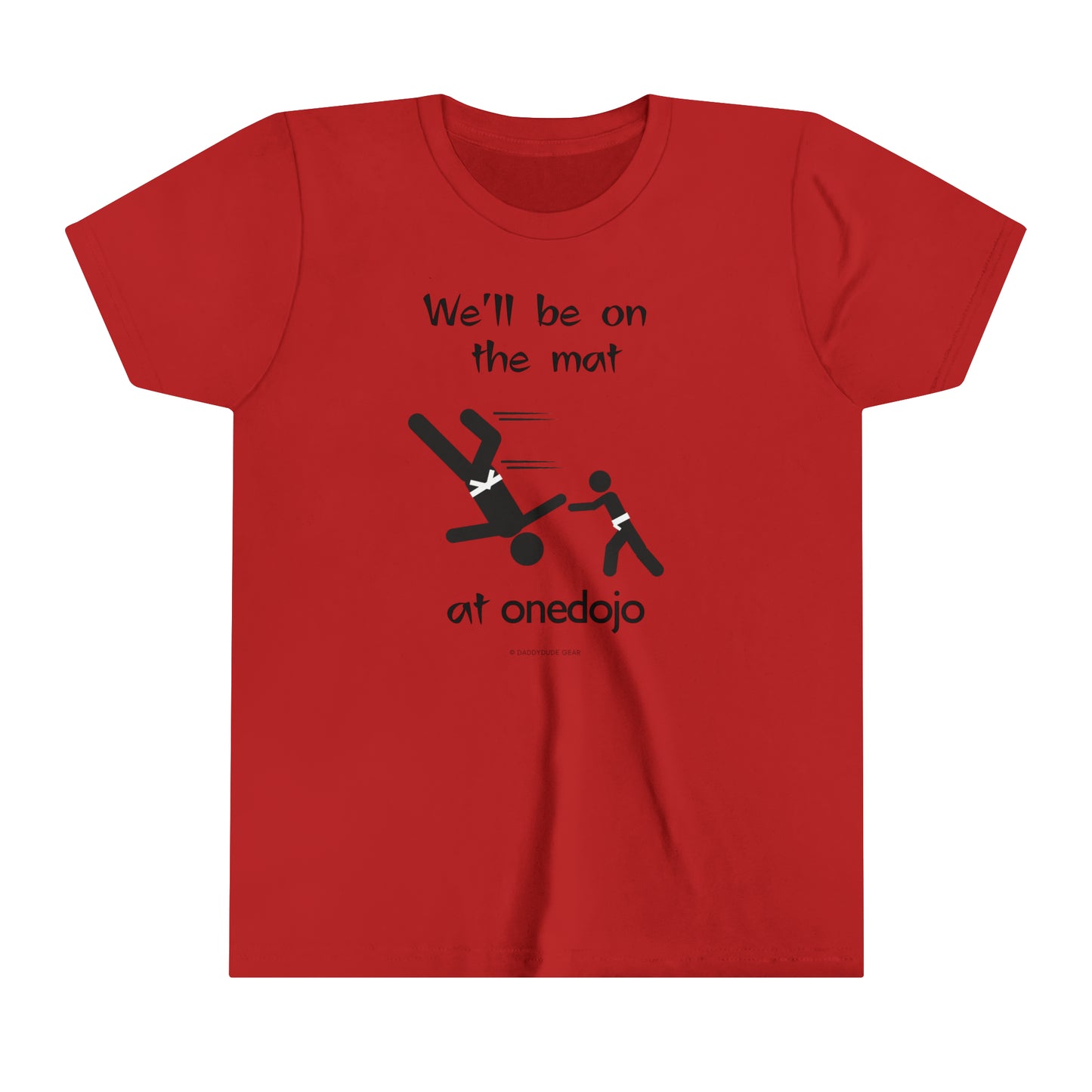 Aikido - there goes Dad at onedojo (youth tee)