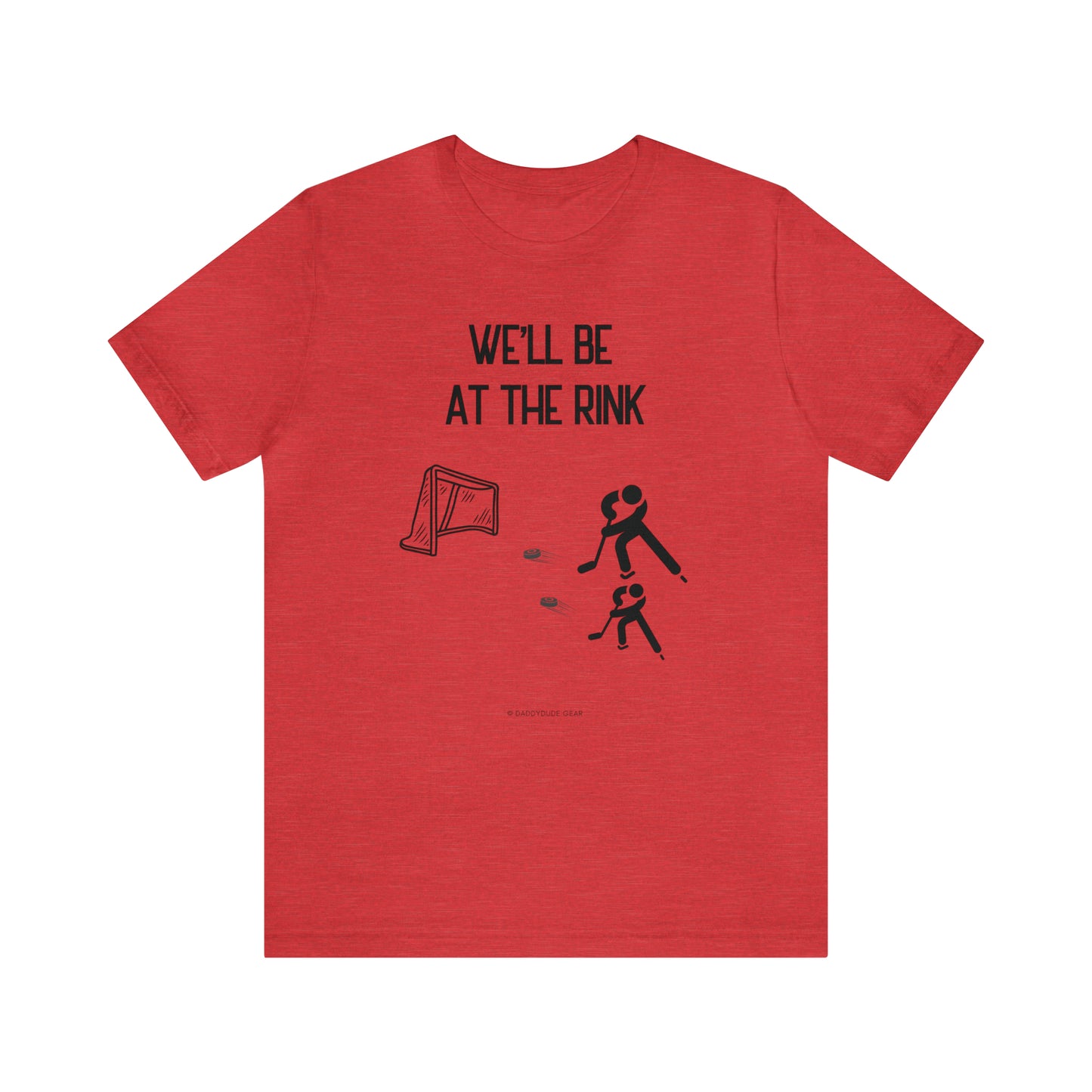 At the rink (adult tee)