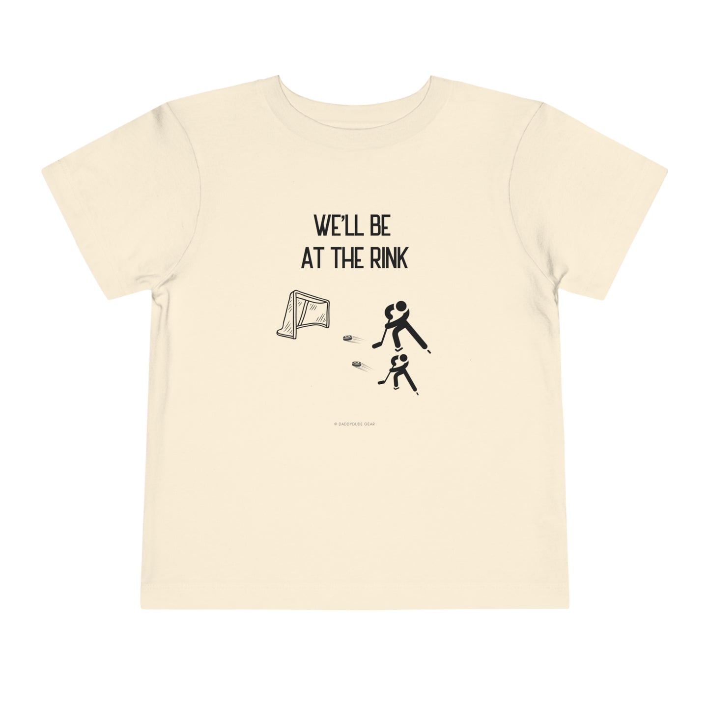 At the rink (toddler tee)