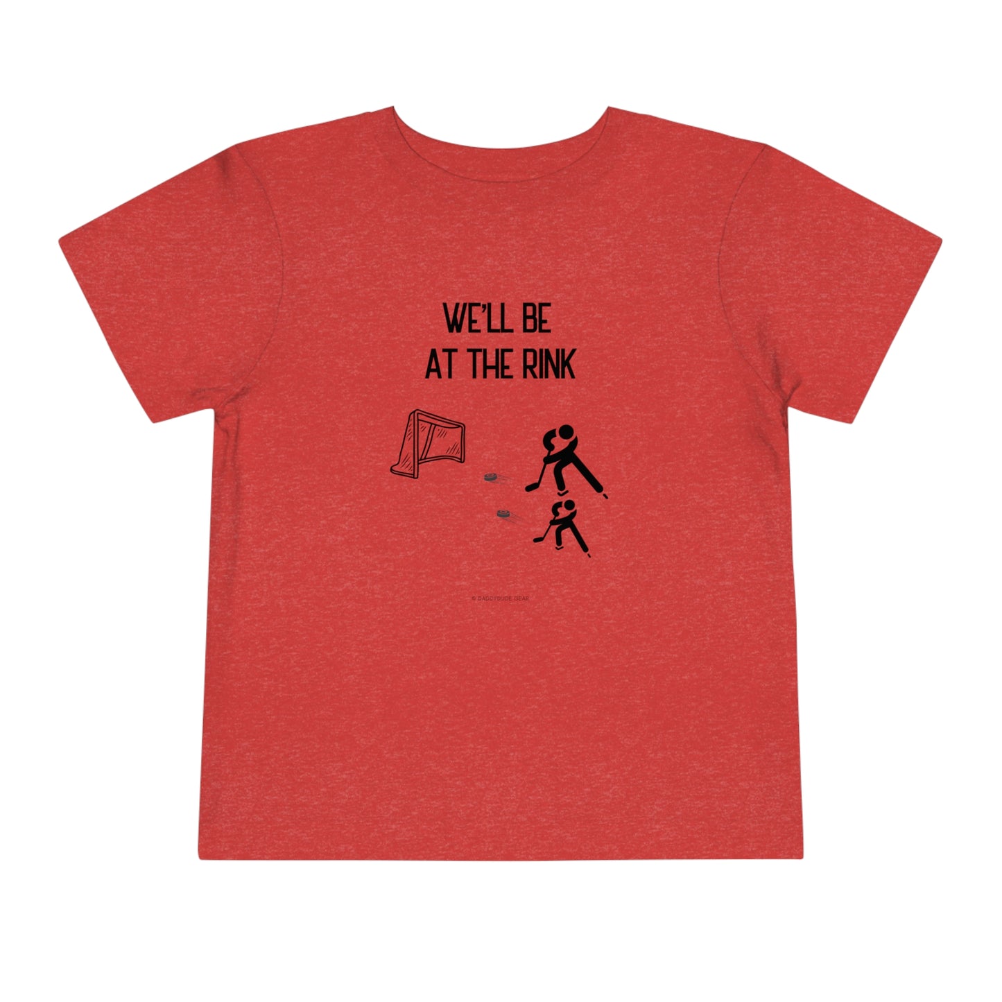 At the rink (toddler tee)