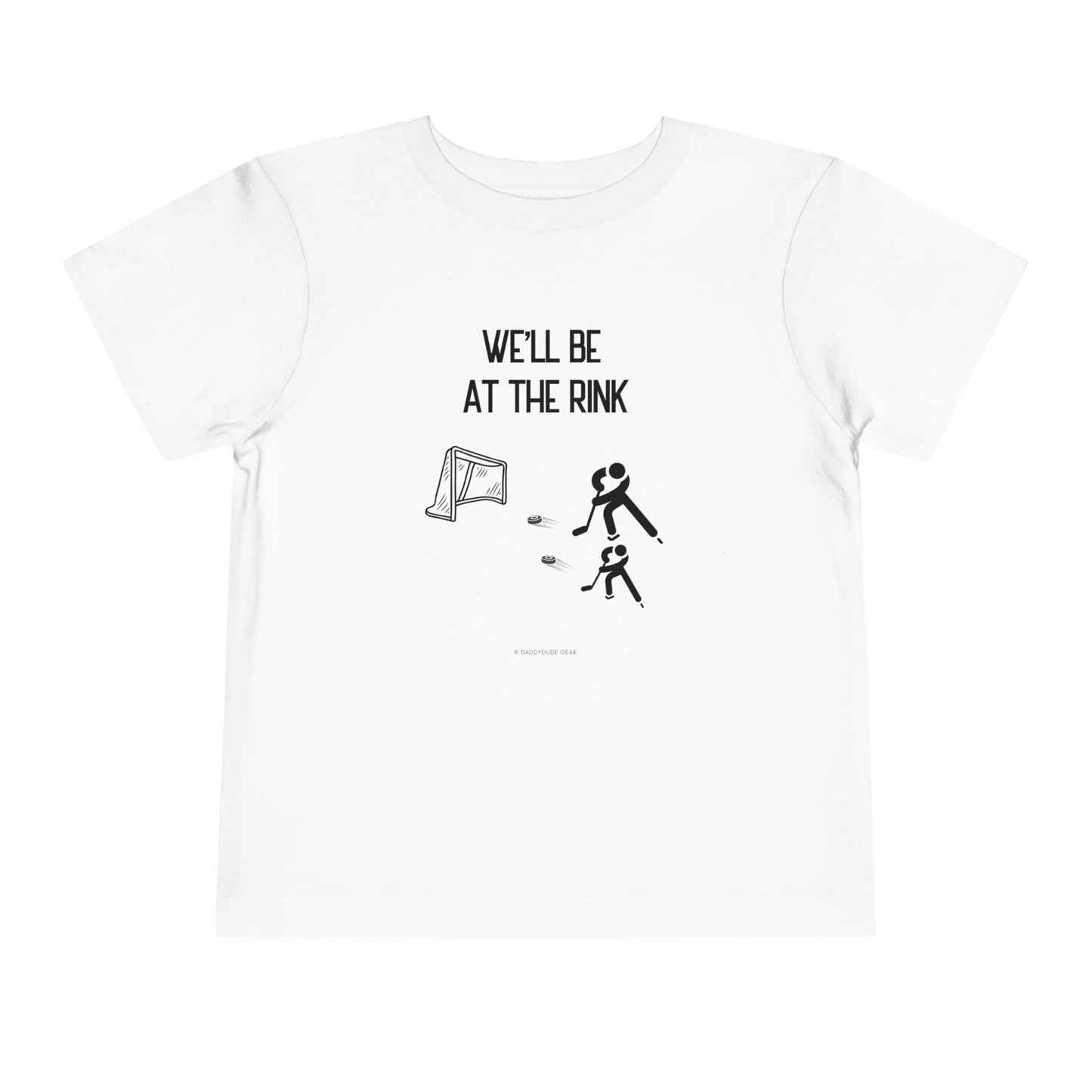 At the rink (toddler tee)