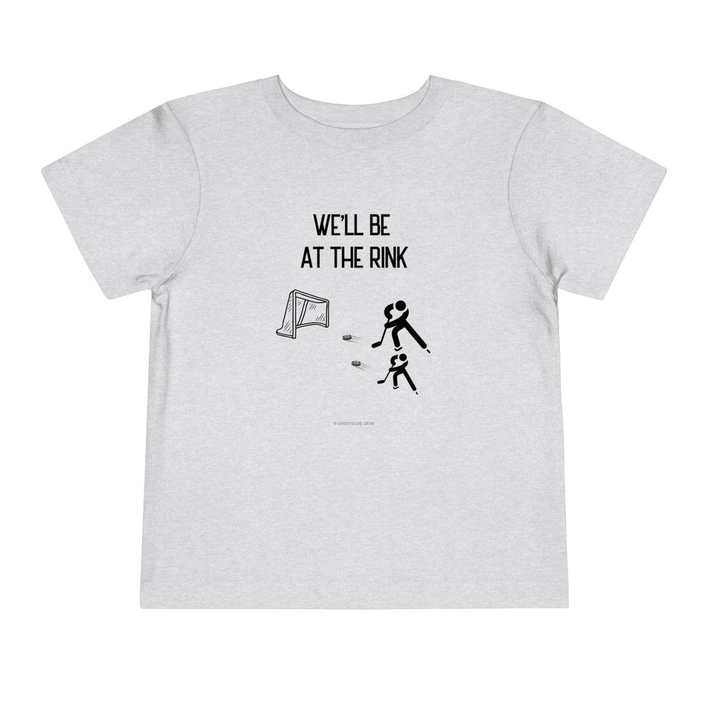 At the rink (toddler tee)