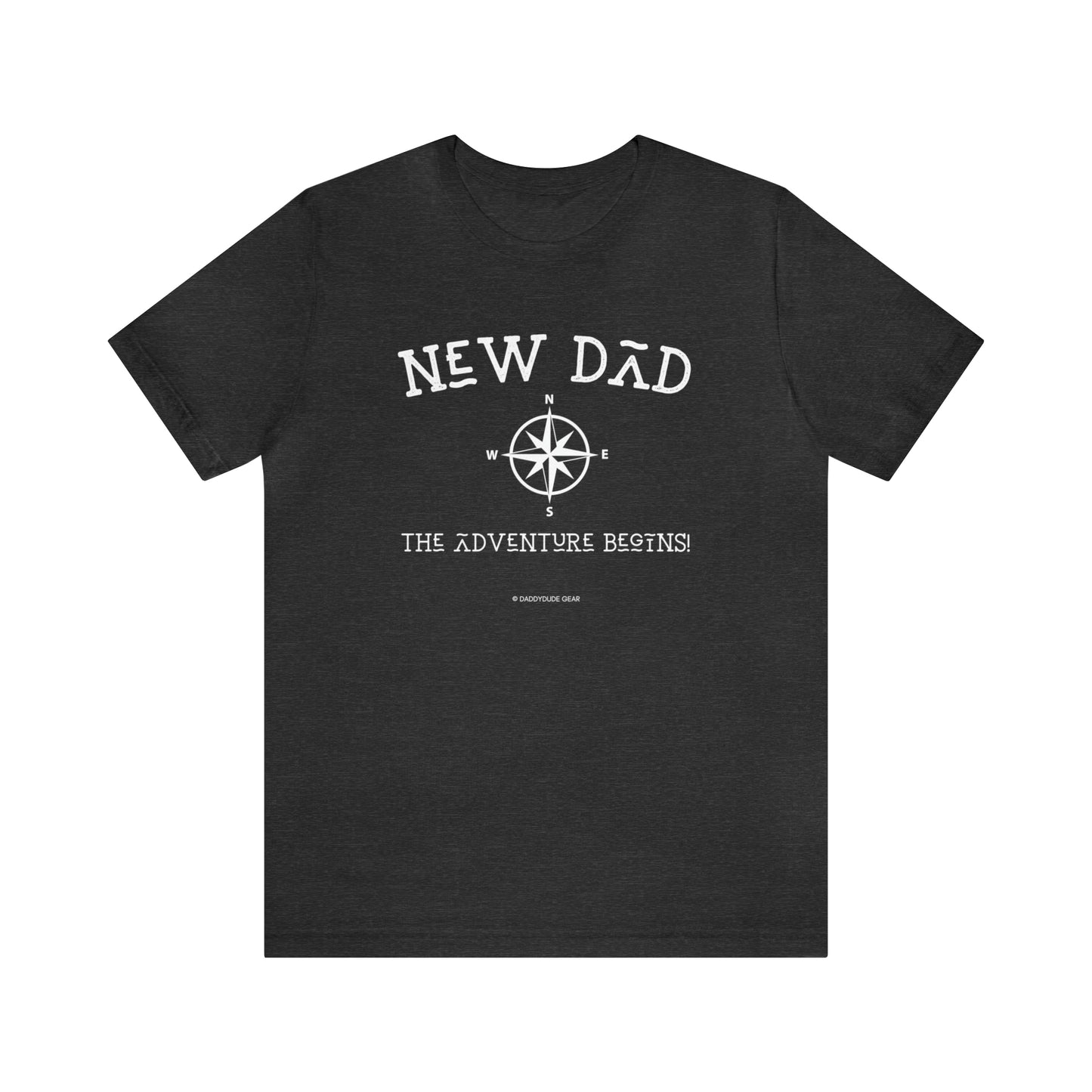 New Dad Adventure Begins (adult tee)