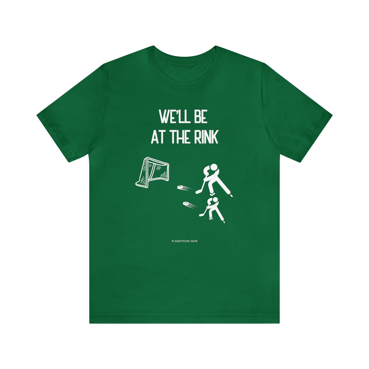 At the rink (adult tee)