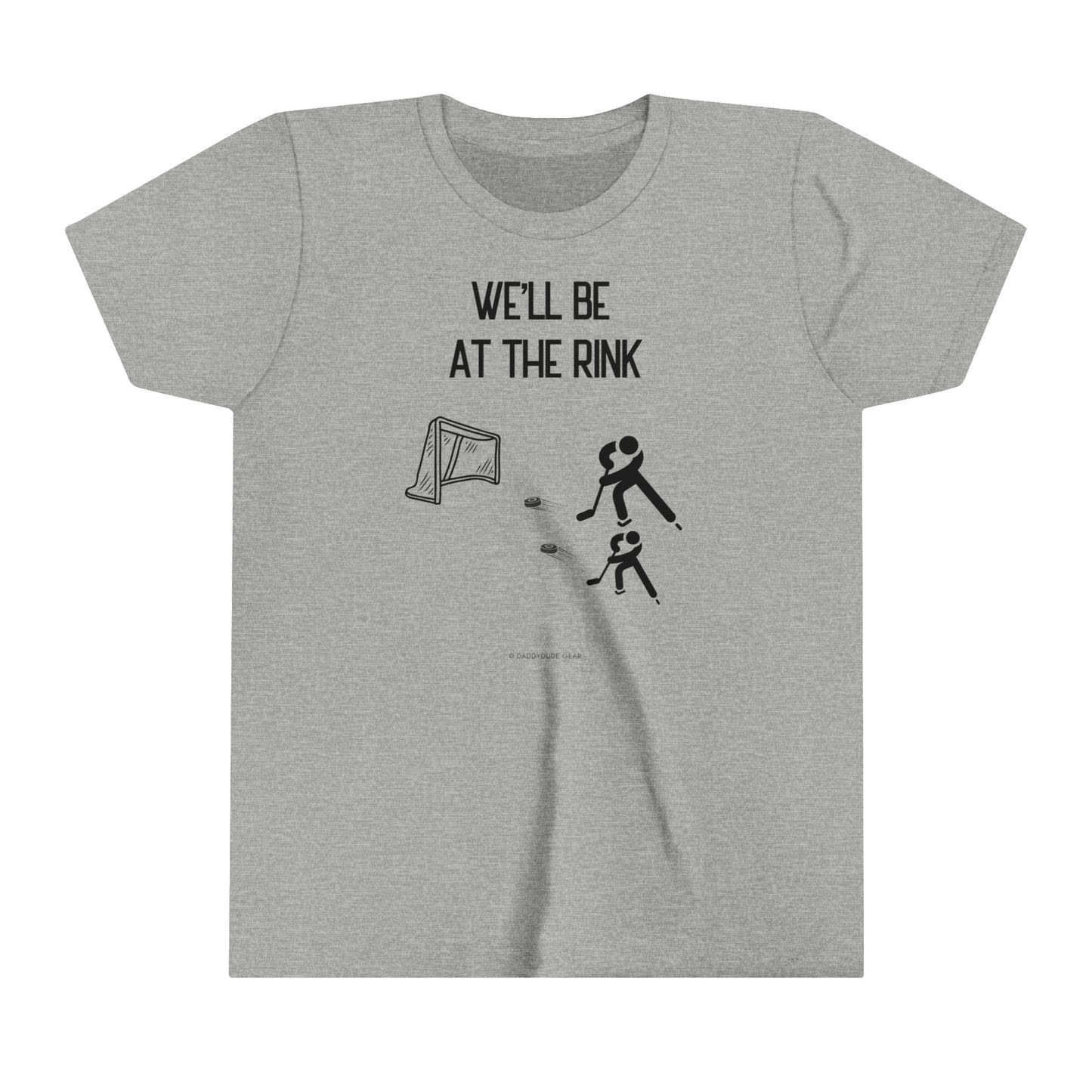 At the rink (youth tee)