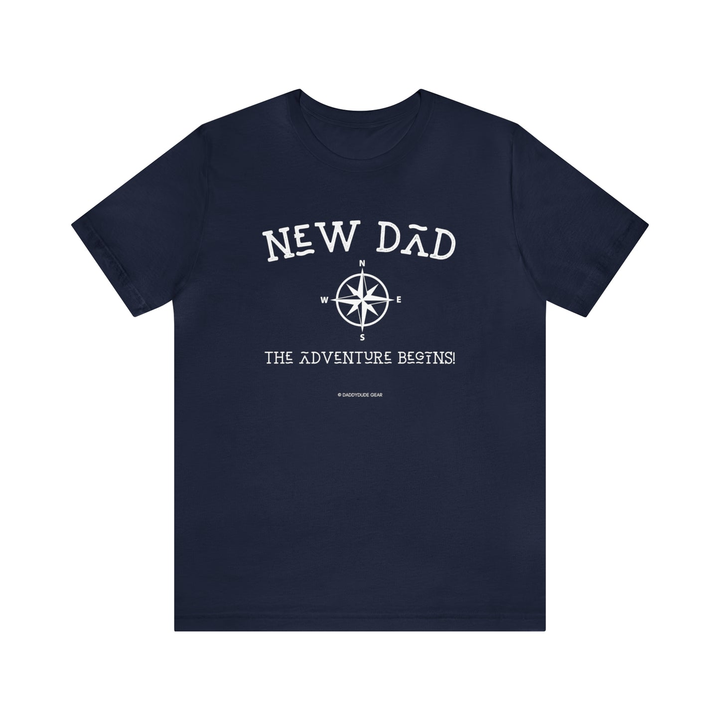 New Dad Adventure Begins (adult tee)