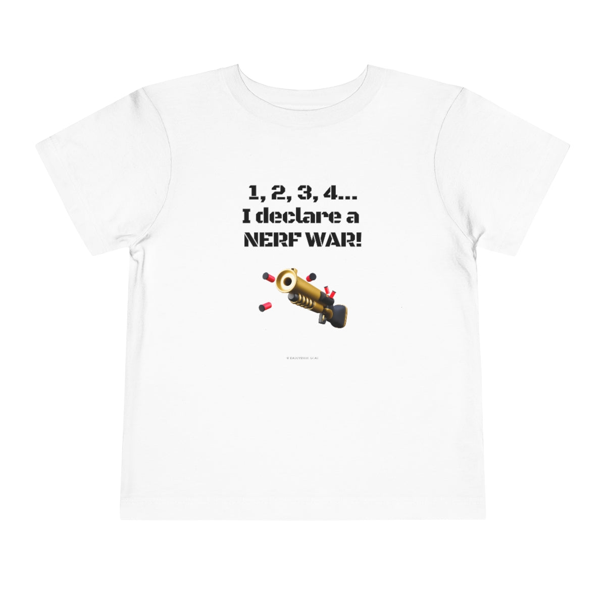 Nerf War!  (toddler tee)