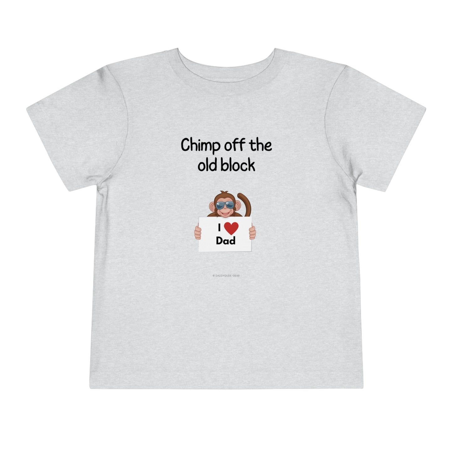 Chimp off the old block (toddler tee)