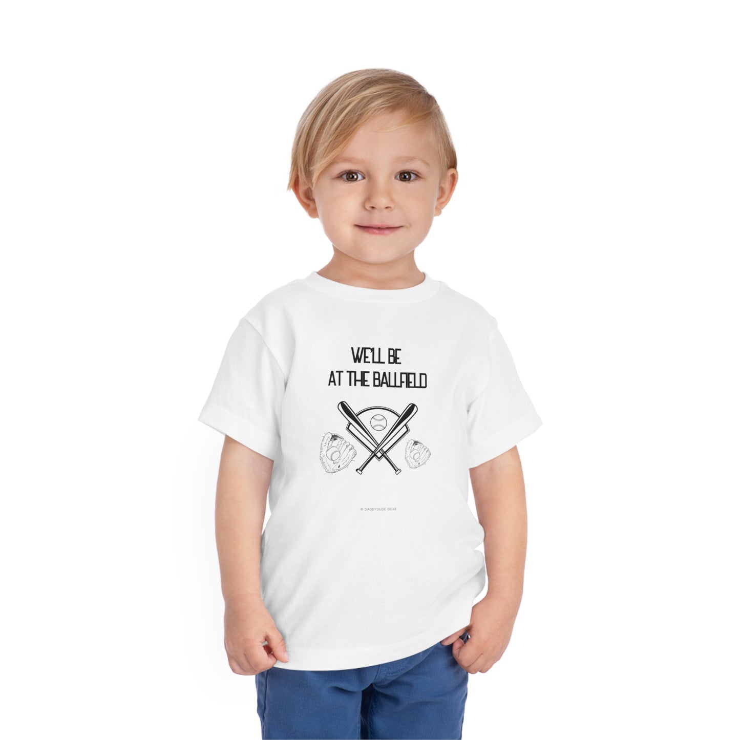 At the Ballfield (Toddler Tee)