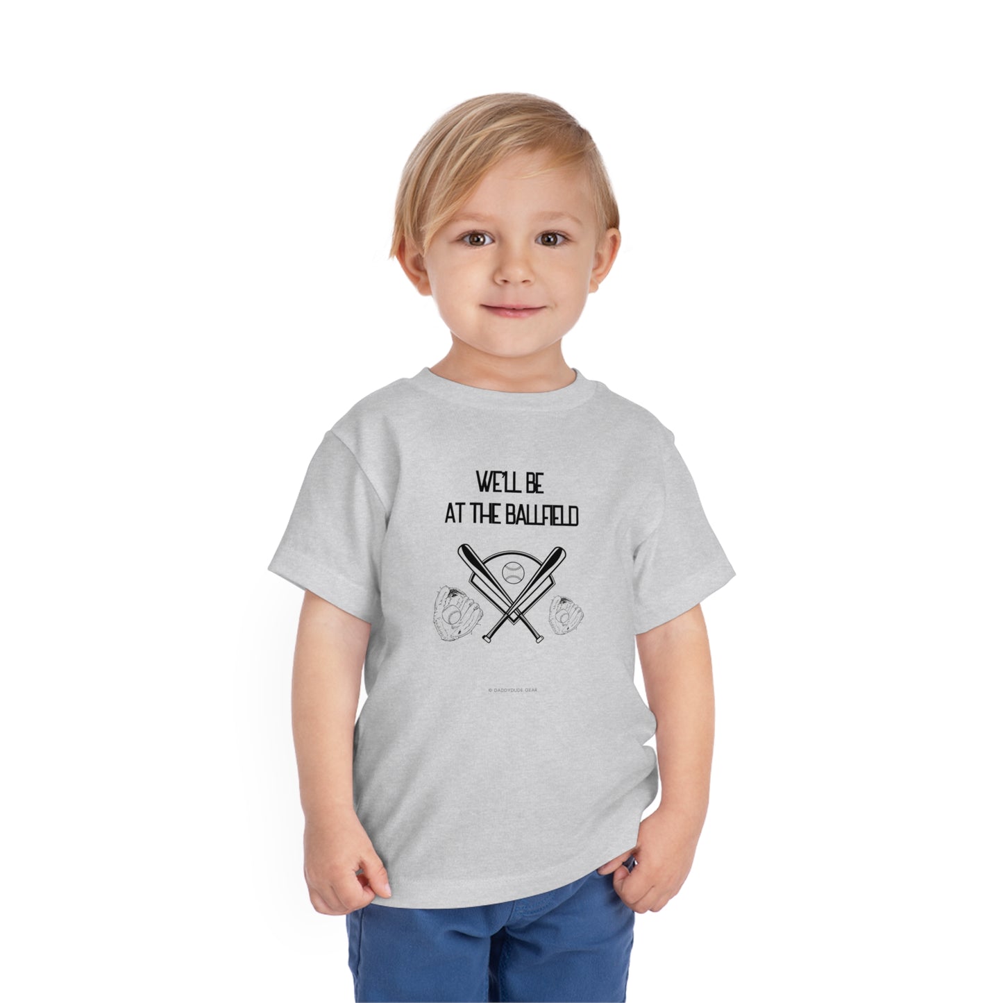 At the Ballfield (Toddler Tee)