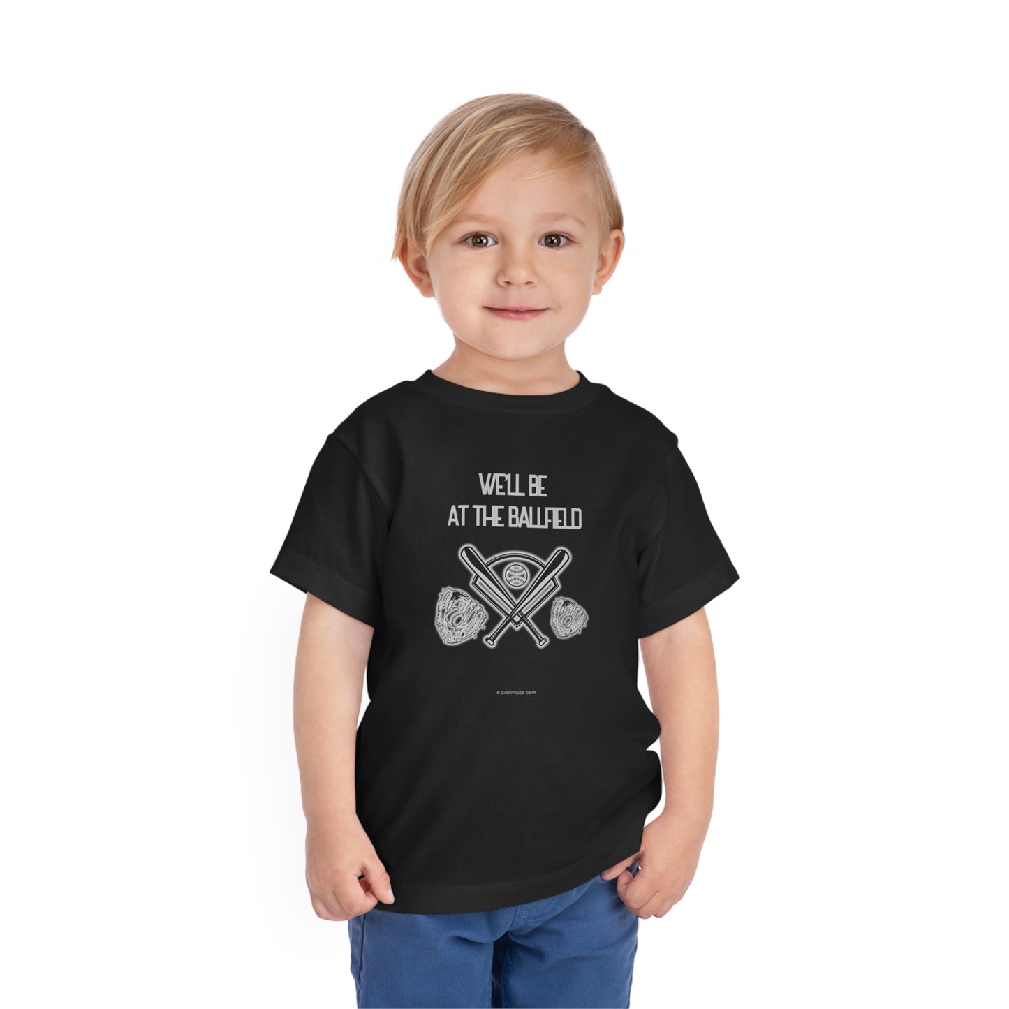 At the Ballfield (Toddler Tee)