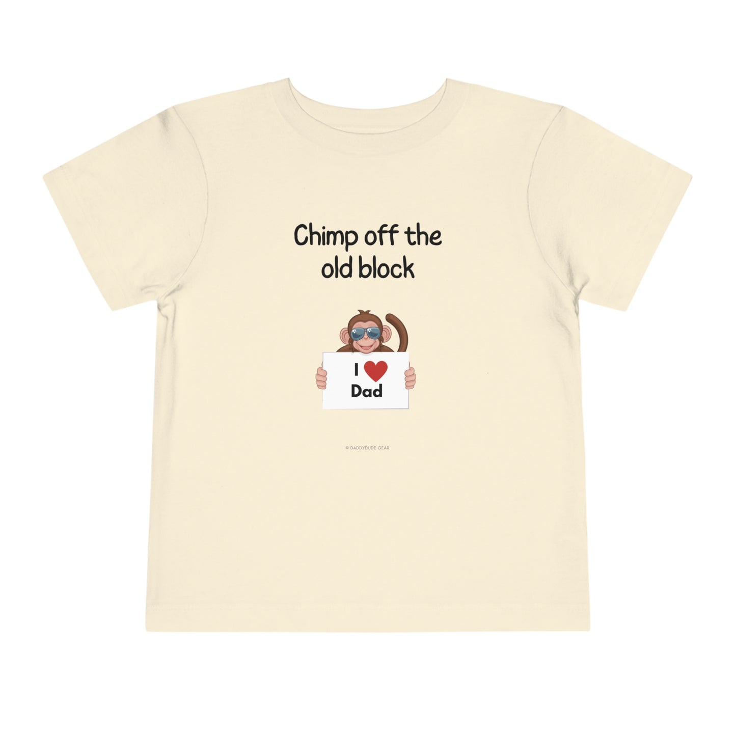 Chimp off the old block (toddler tee)