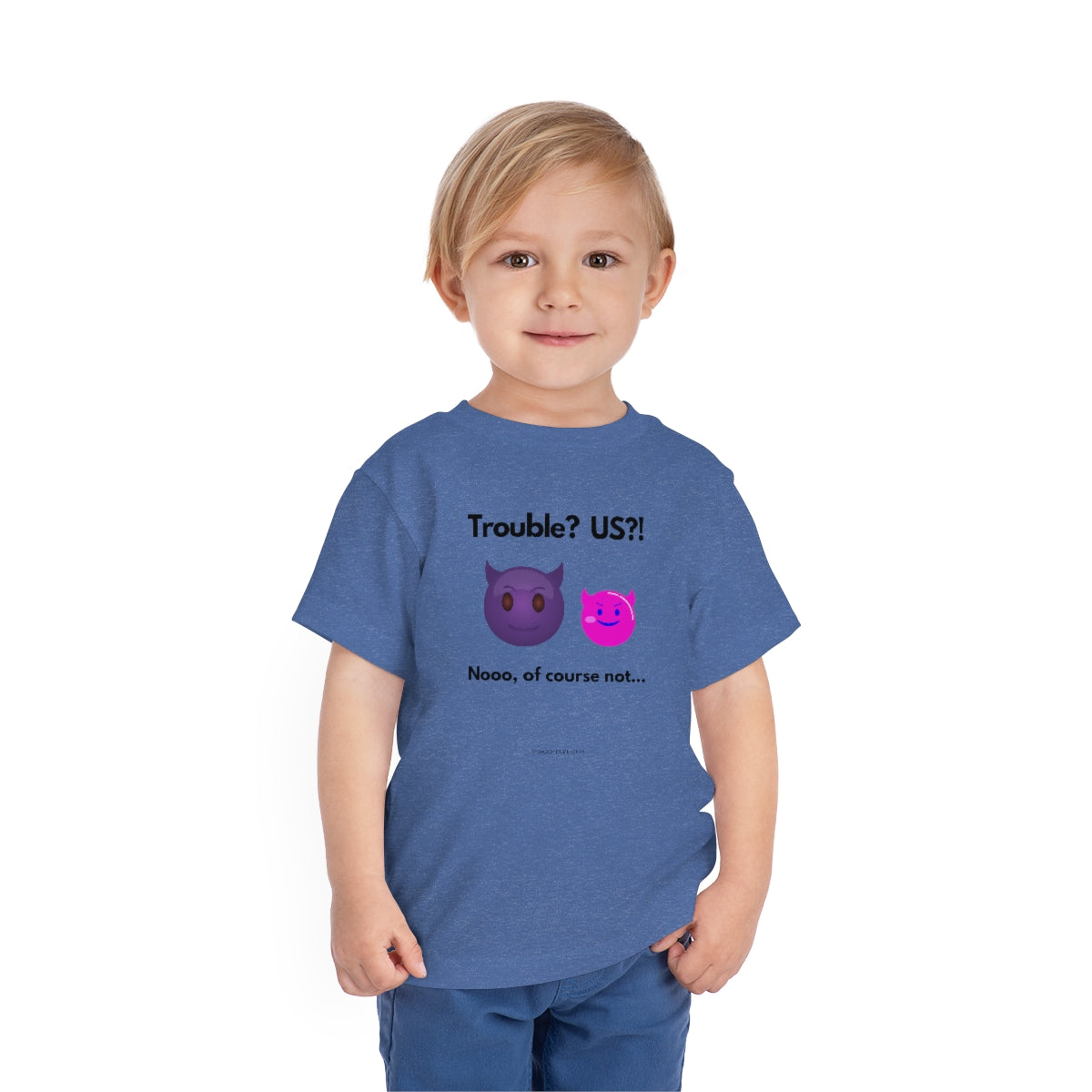 Trouble? US?!  (toddler tee)