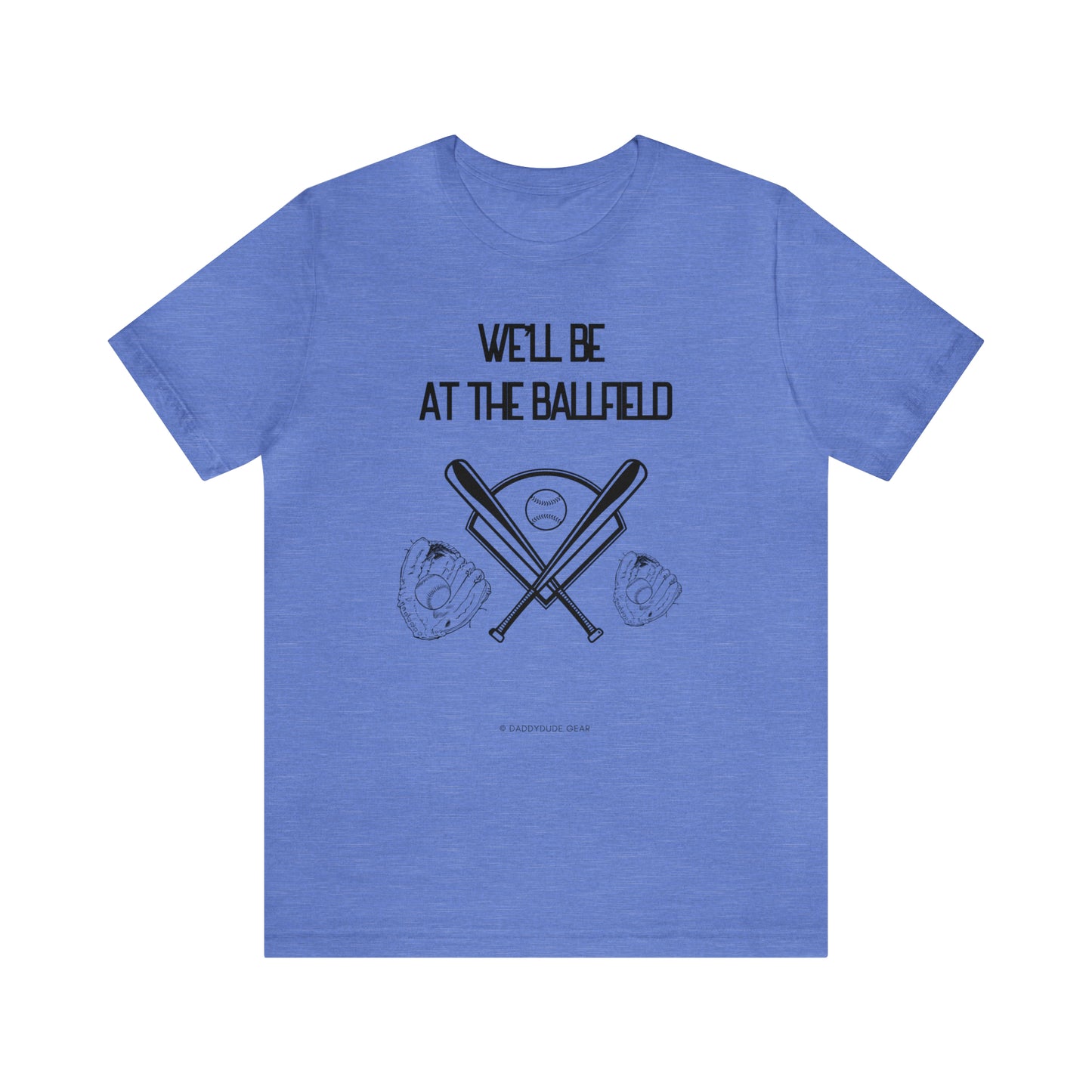 At the ballfield (adult tee)