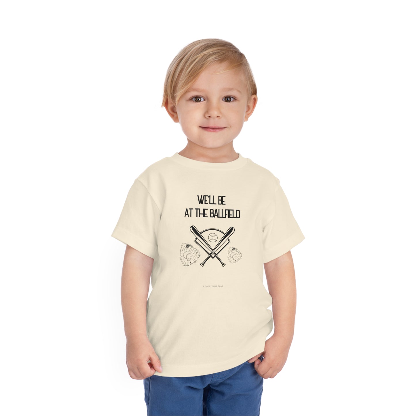 At the Ballfield (Toddler Tee)