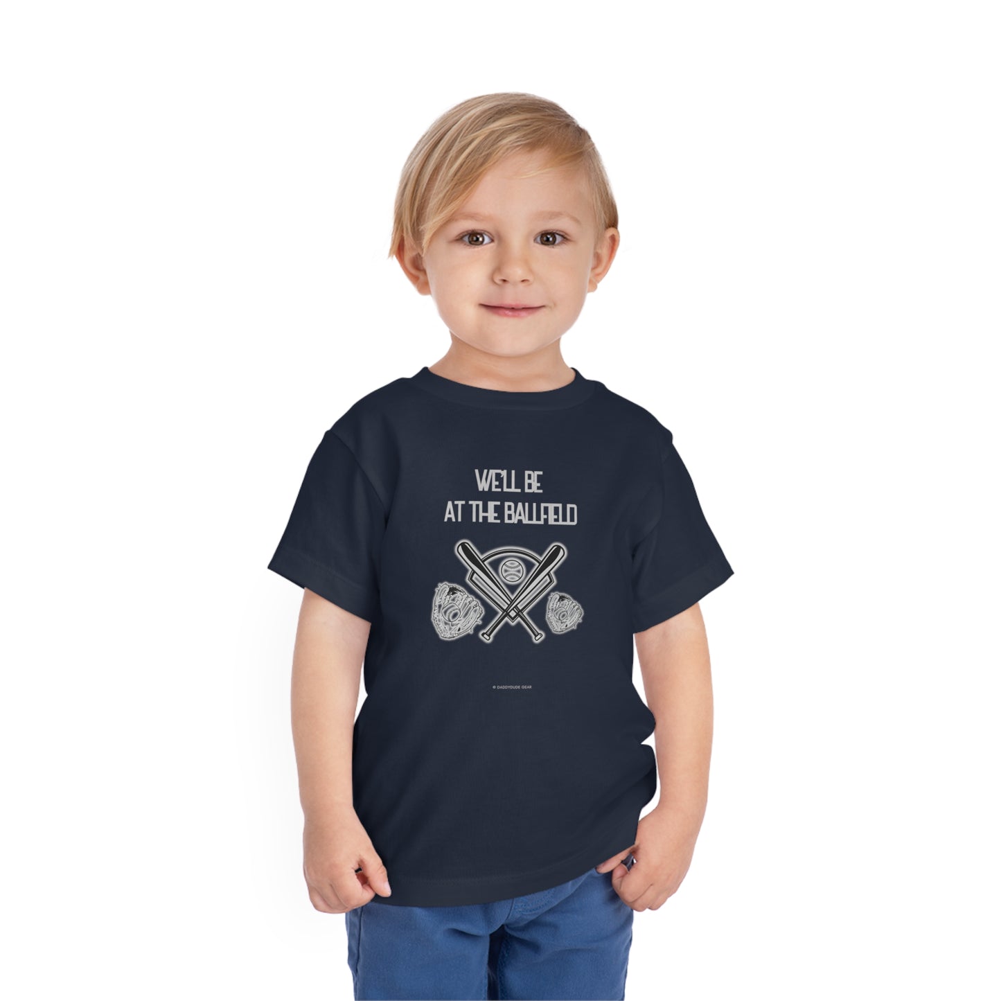 At the Ballfield (Toddler Tee)