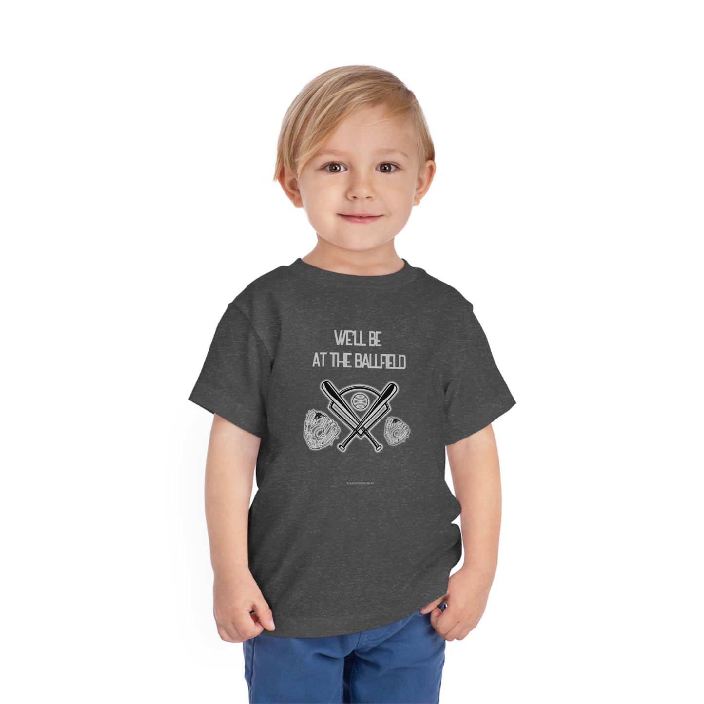 At the Ballfield (Toddler Tee)