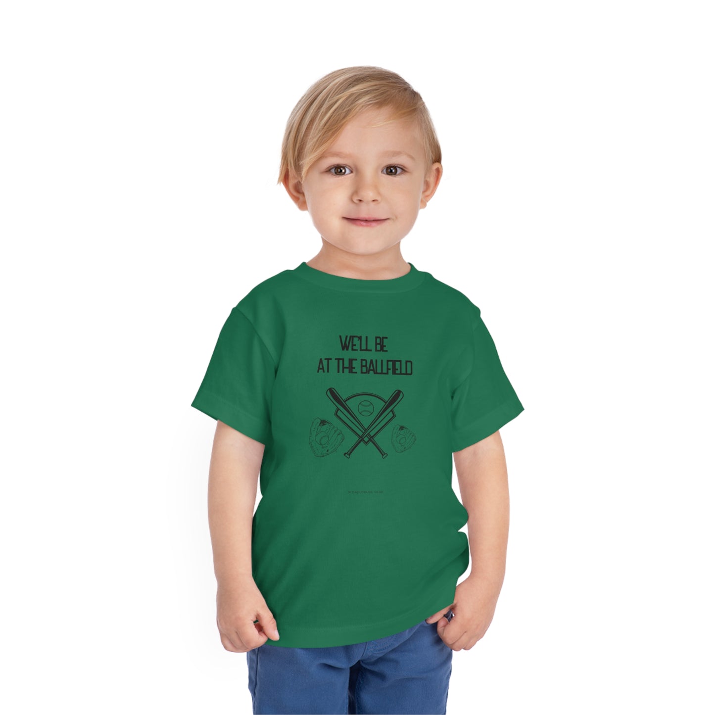 At the Ballfield (Toddler Tee)