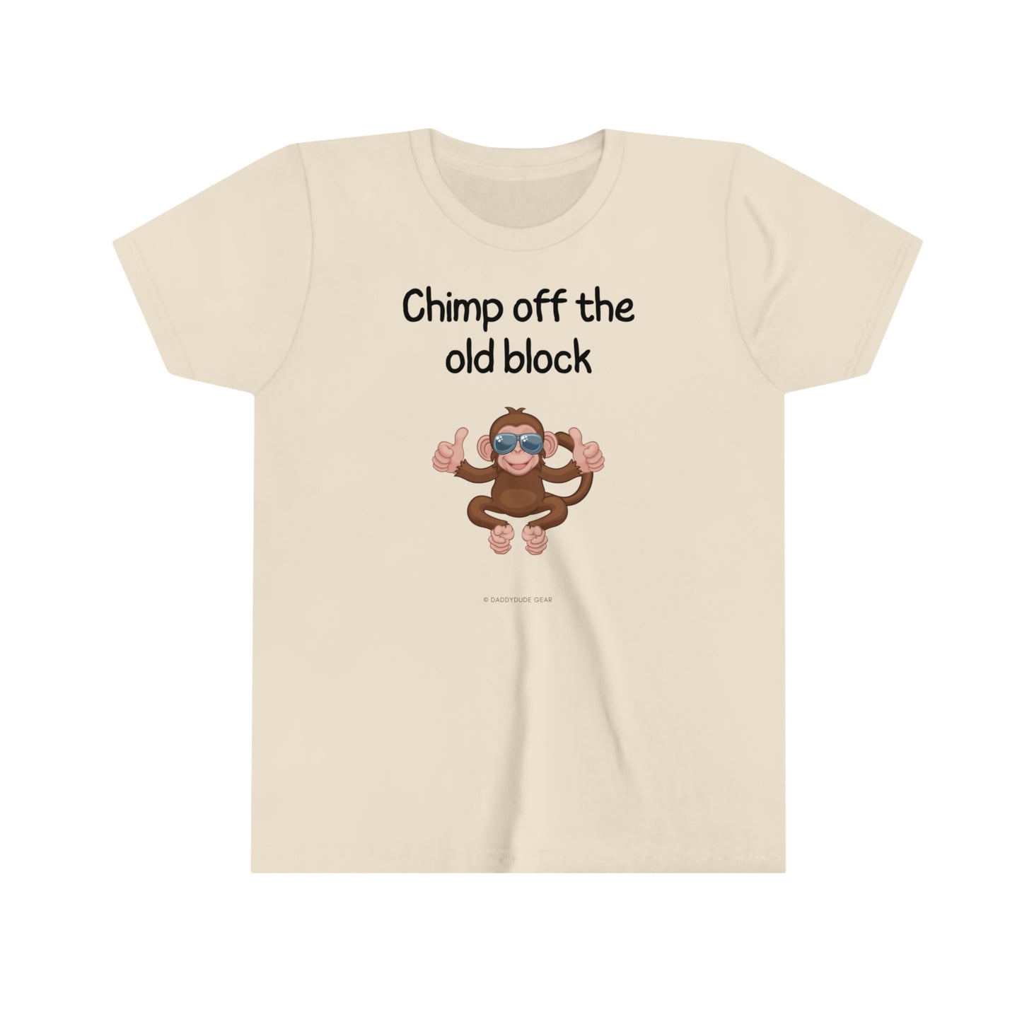 Chimp off the old block (youth tee)