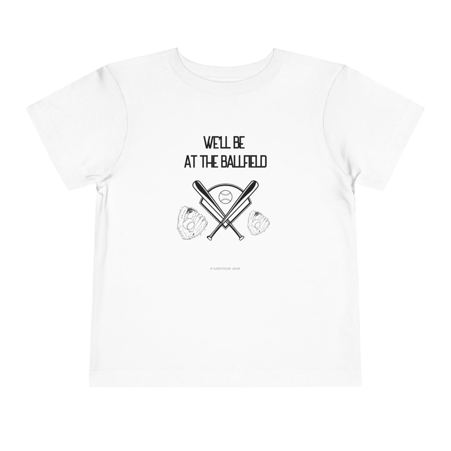 At the Ballfield (Toddler Tee)