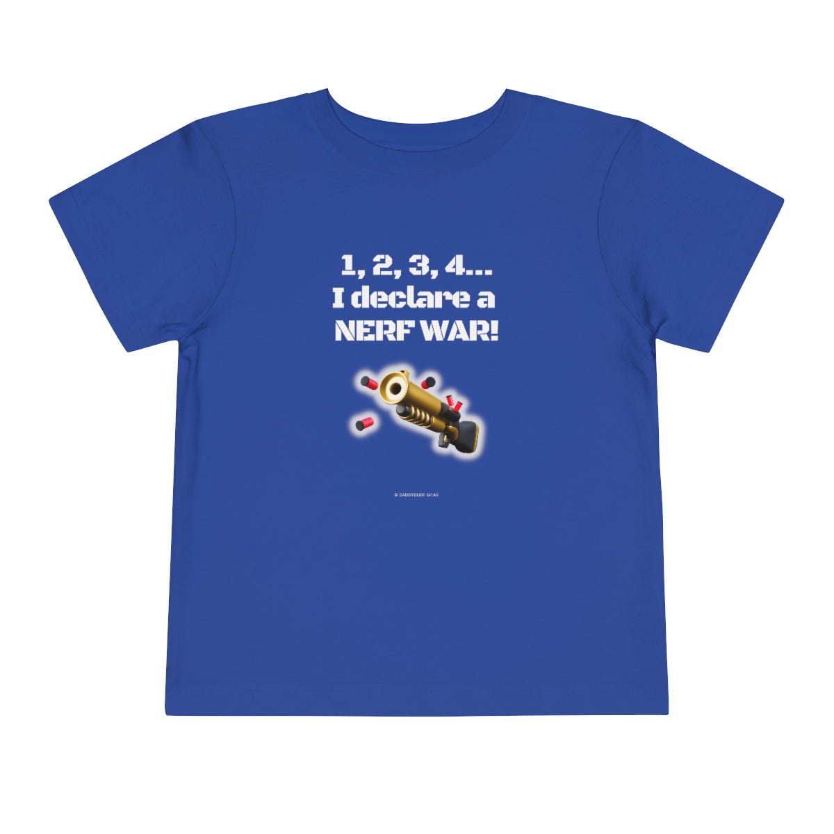 Nerf War!  (toddler tee)