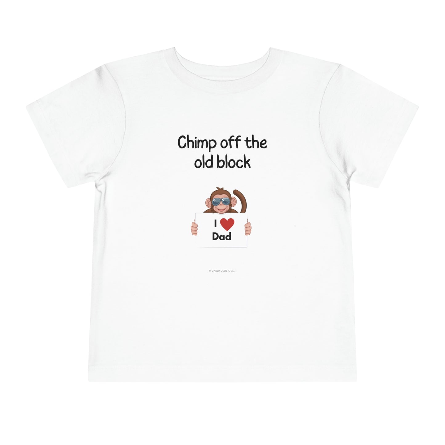 Chimp off the old block (toddler tee)