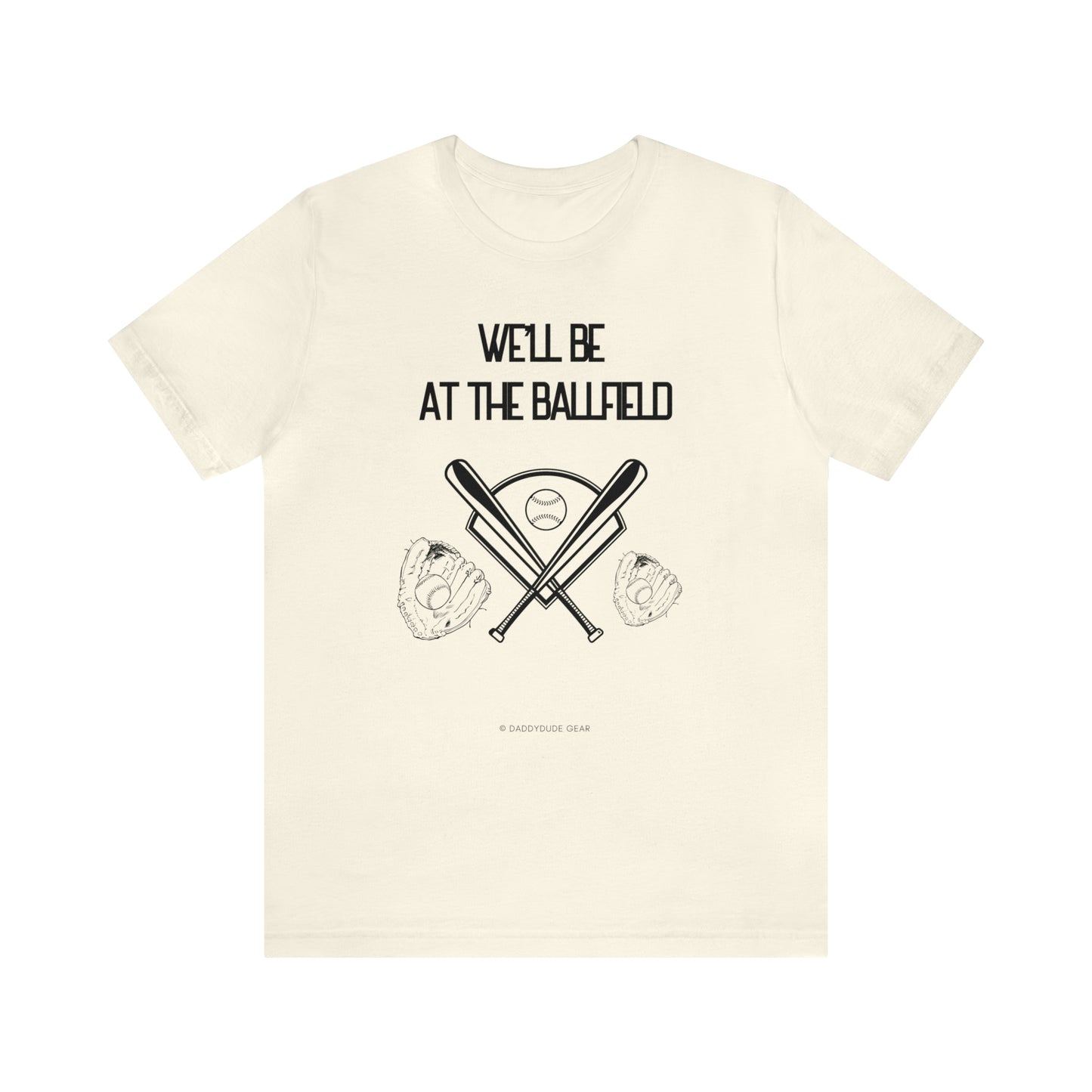 At the ballfield (adult tee)