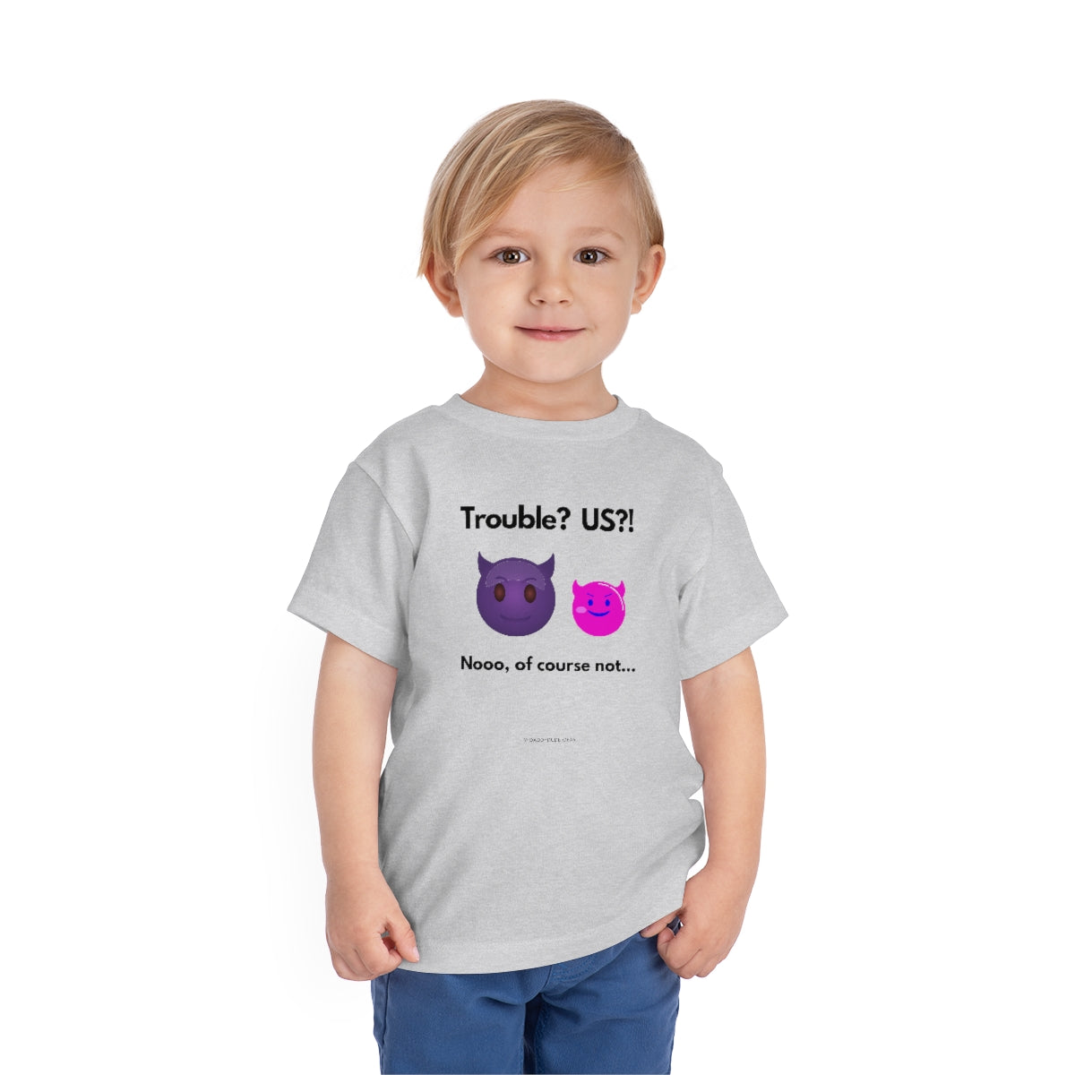 Trouble? US?!  (toddler tee)