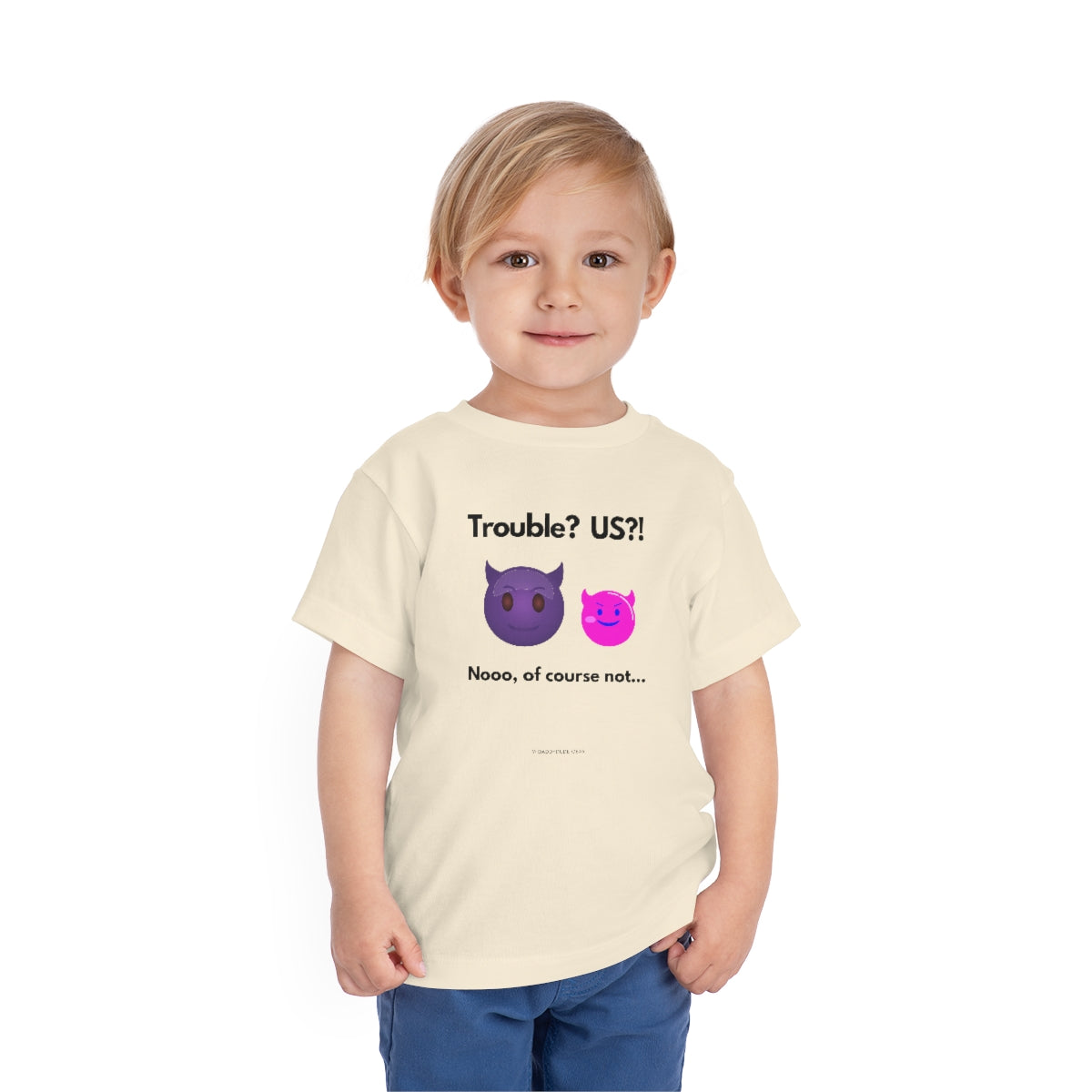 Trouble? US?!  (toddler tee)