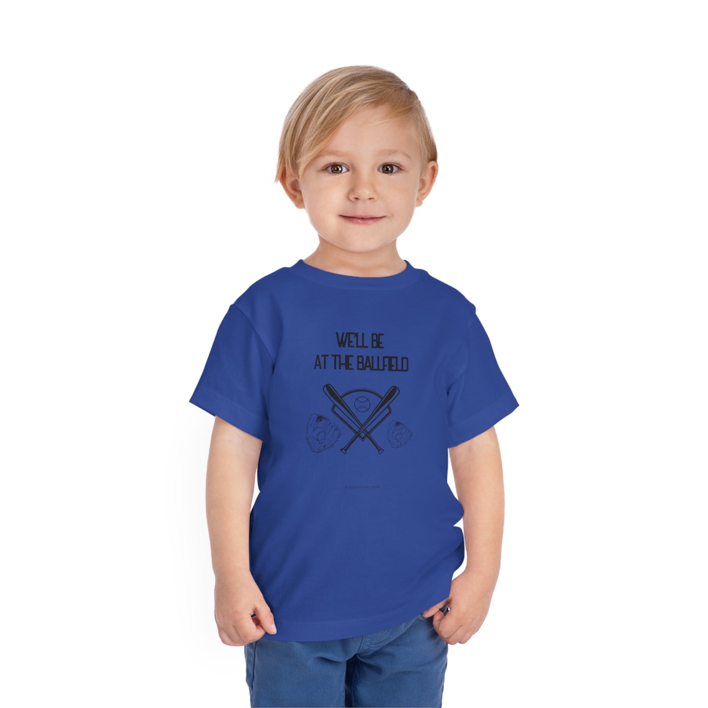 At the Ballfield (Toddler Tee)