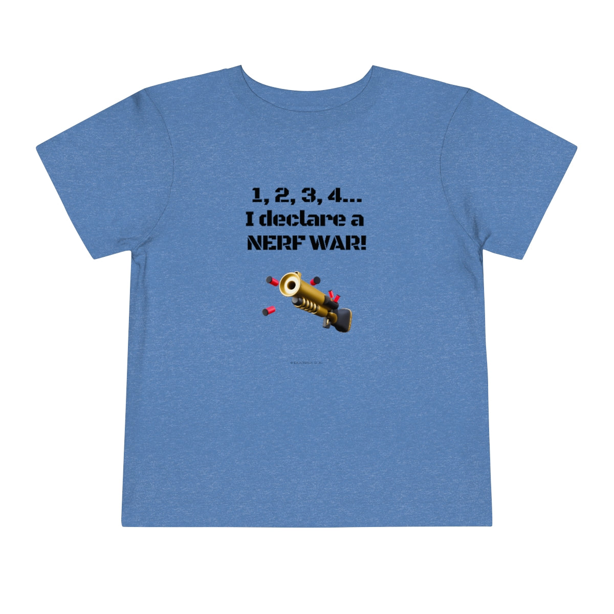 Nerf War!  (toddler tee)