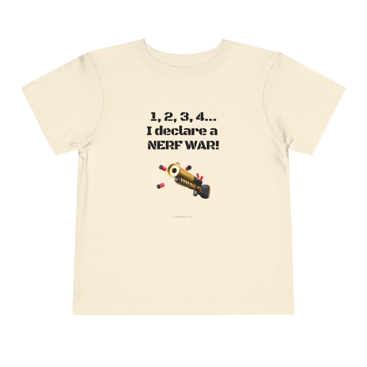 Nerf War!  (toddler tee)