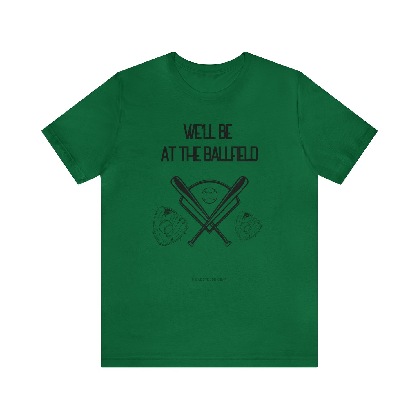 At the ballfield (adult tee)