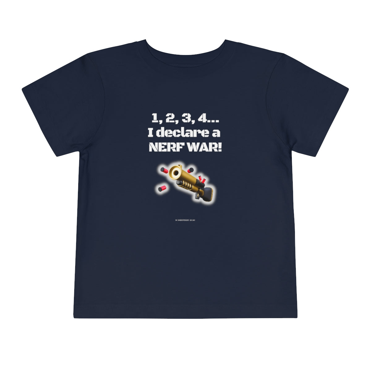 Nerf War!  (toddler tee)